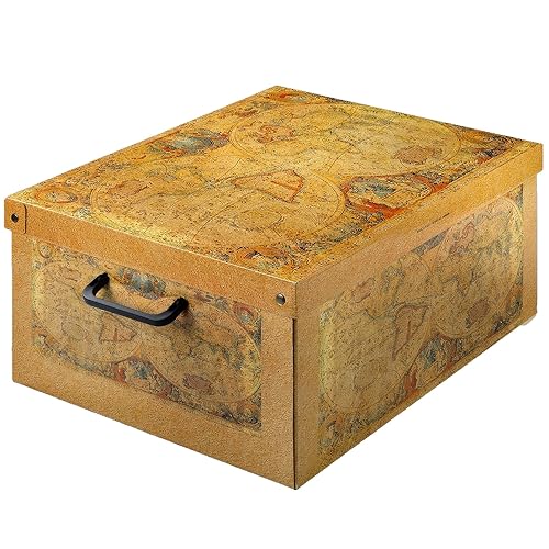 Lavatelli Bauletto Marco Polo Boite de Rangement avec Couvercle, Boite