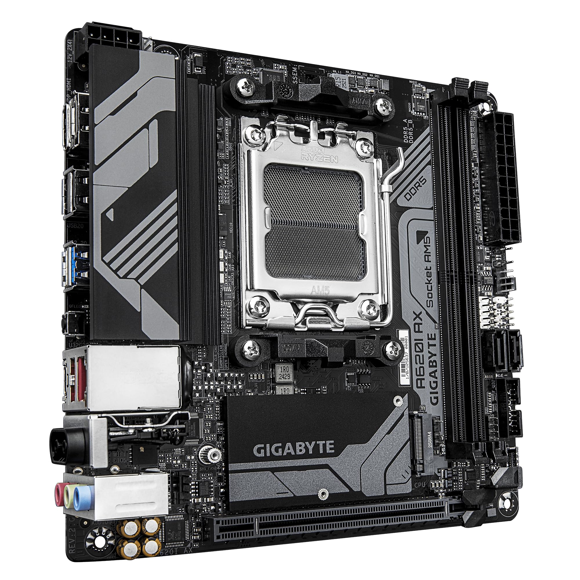 GIGABYTE A620I AX AM5 Mini-ITXマザーボード Amazon.com: GIGABYTE A620I AX (AM5/ LGA 1718/ AMD/ A620/ Mini-ITX