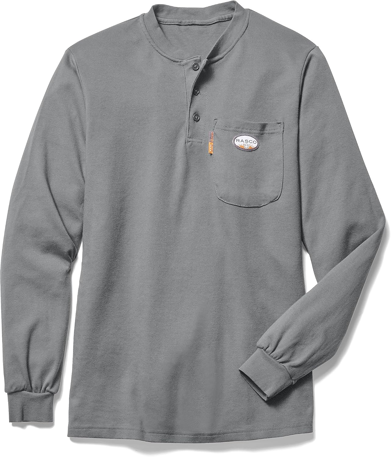 Rasco Flame Resistant Henley T-Shirt, Lightweight FR Shirts for Men image 2
