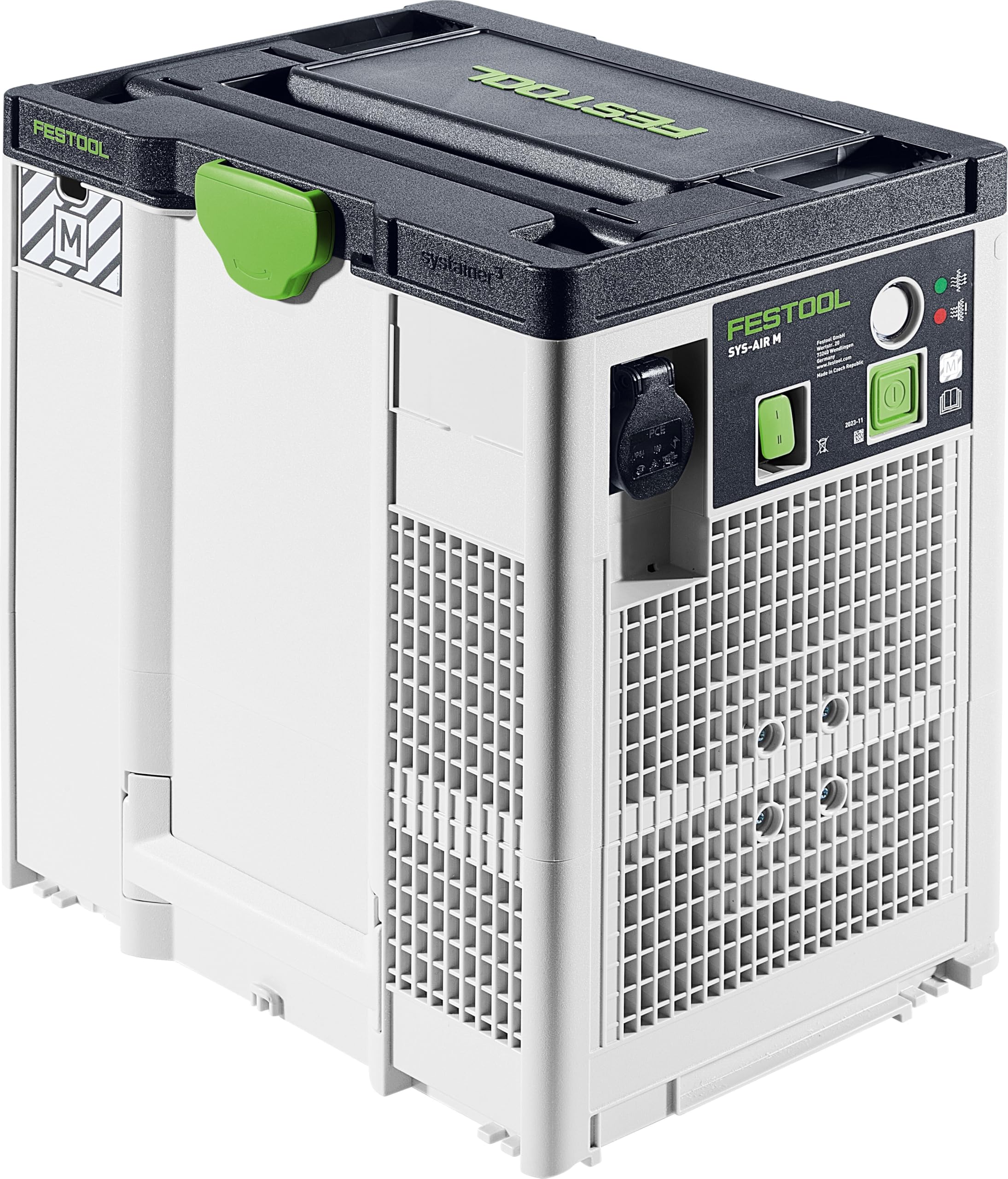 Purificador de SYS-AIR H | Purificador de aire profesional compacto Systainer M437 – menos de 10 kg, escalable hasta 6 unidades en serie