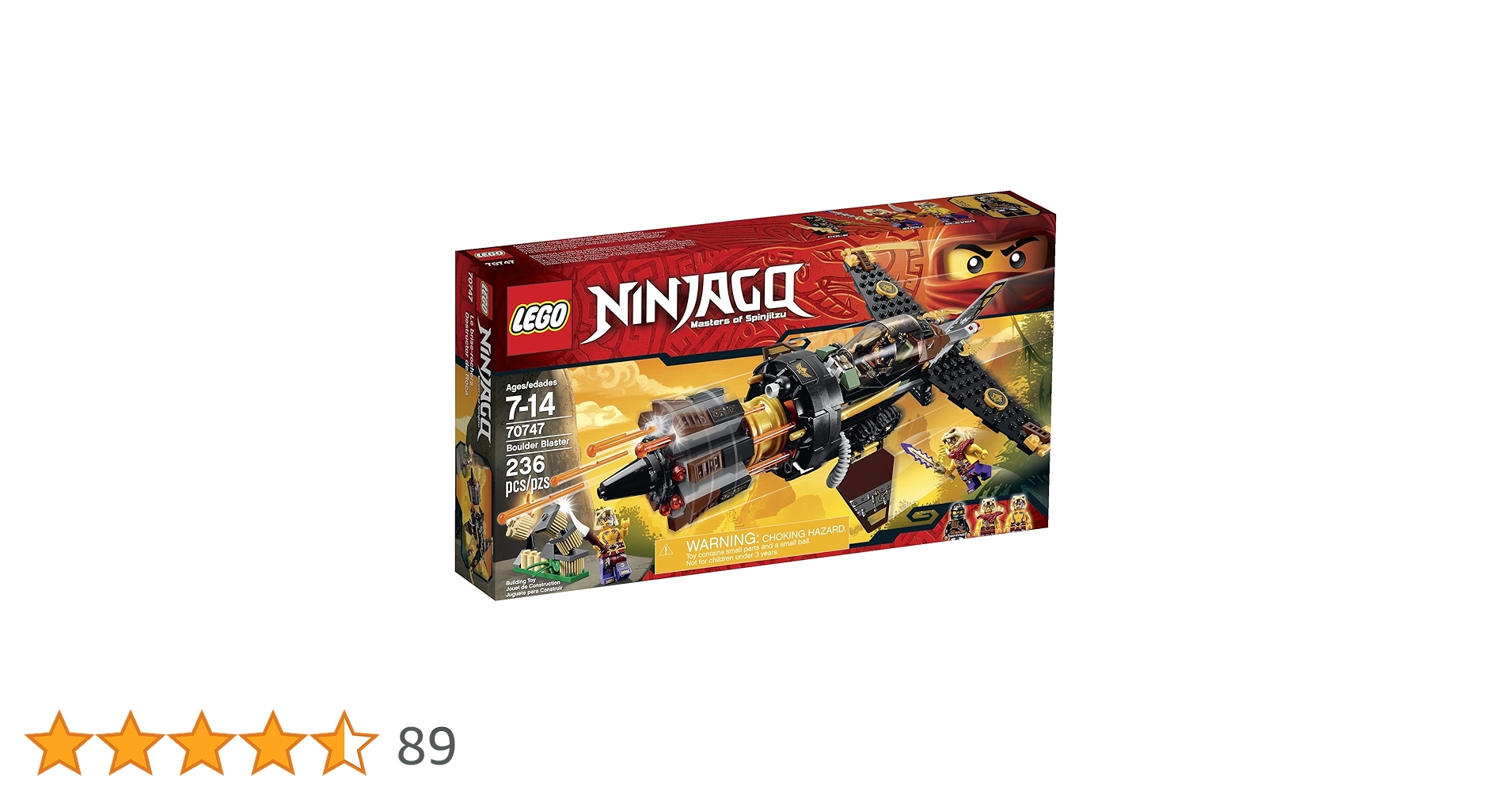 Laputa セット Without your Love & ALL BURST LEGO NINJAGO Legacy Boulder Blaster 71736 Airplane Toy