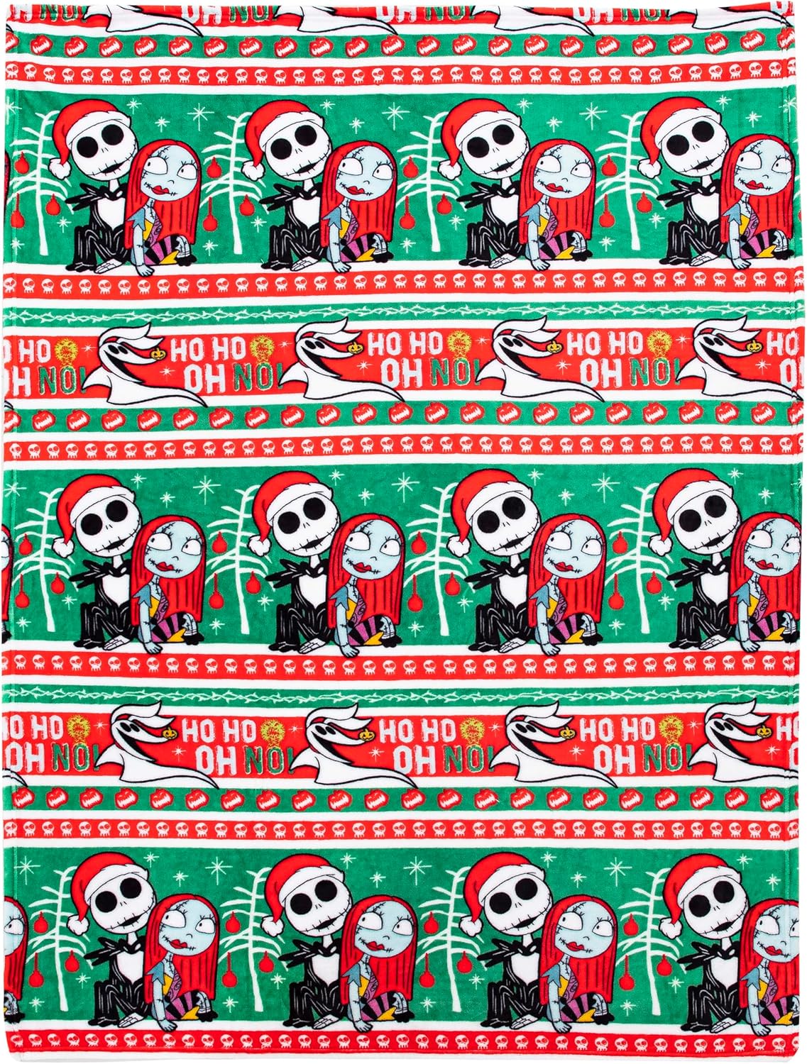 Northwest Nightmare Before Christmas Silk Touch Throw Blanket, 50" x 70", Ghostly Holiday