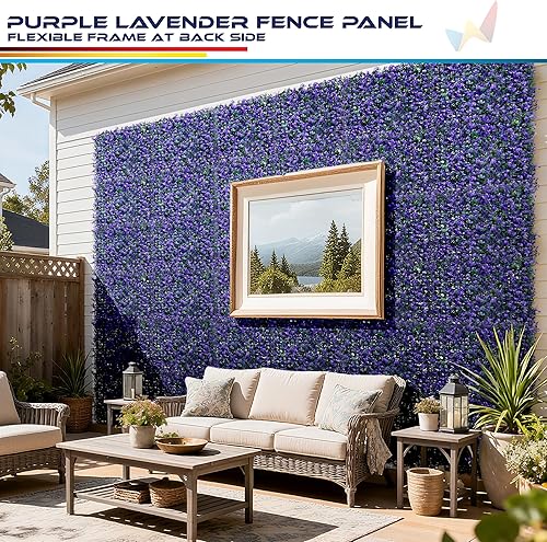 Miniatura 65 de Windscreen4less 6 paneles artificiales de boj de 20 x 20 pulgadas, seto topiario, plantas, hierba, pantalla de privacidad para exteriores, Boj