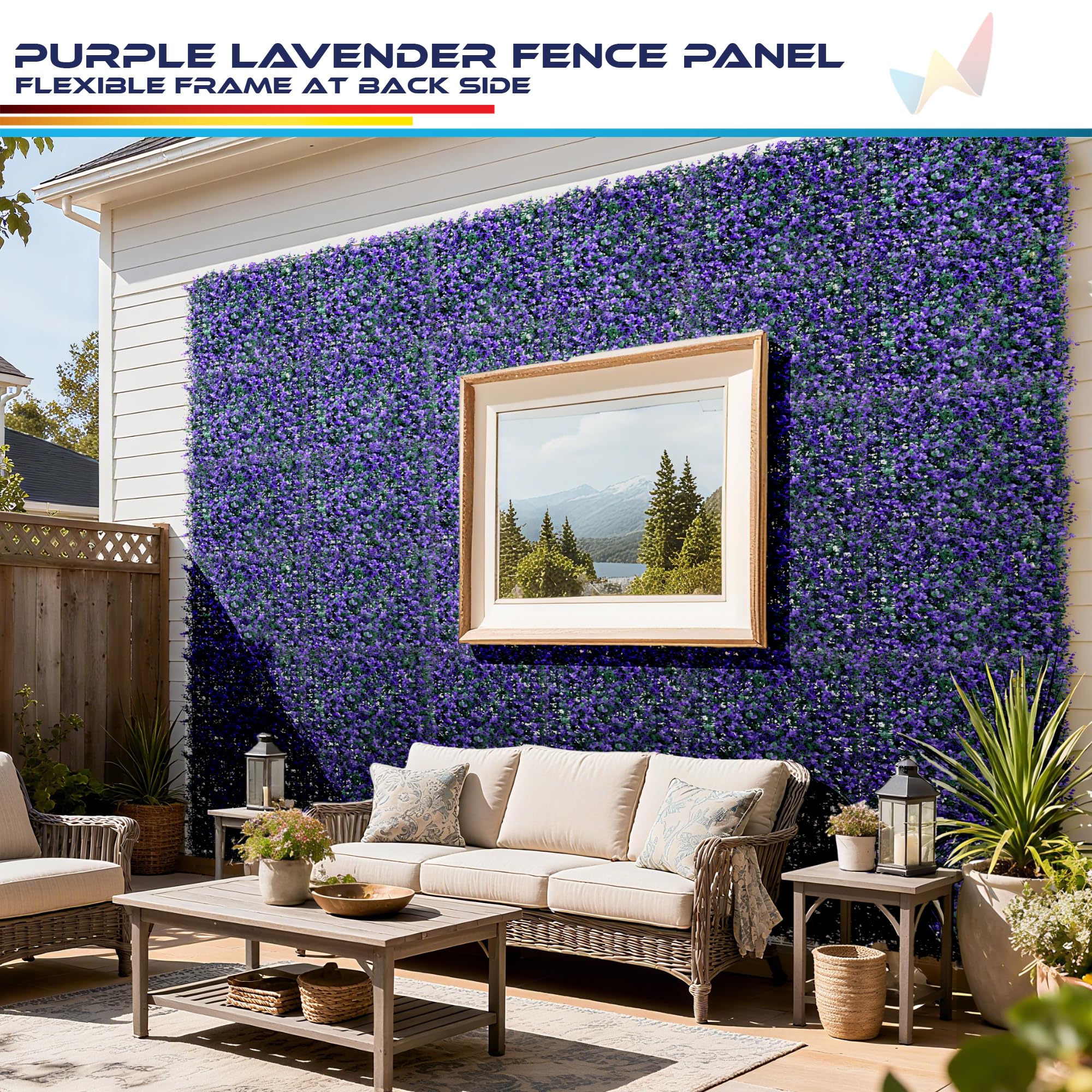 Windscreen4less 6 paneles de boj artificiales de 20 x 20 pulgadas, setos topiarios, plantas, hierba, pared, pantalla de privacidad para exteriores, interiores, jardín, patio, decoración de boda