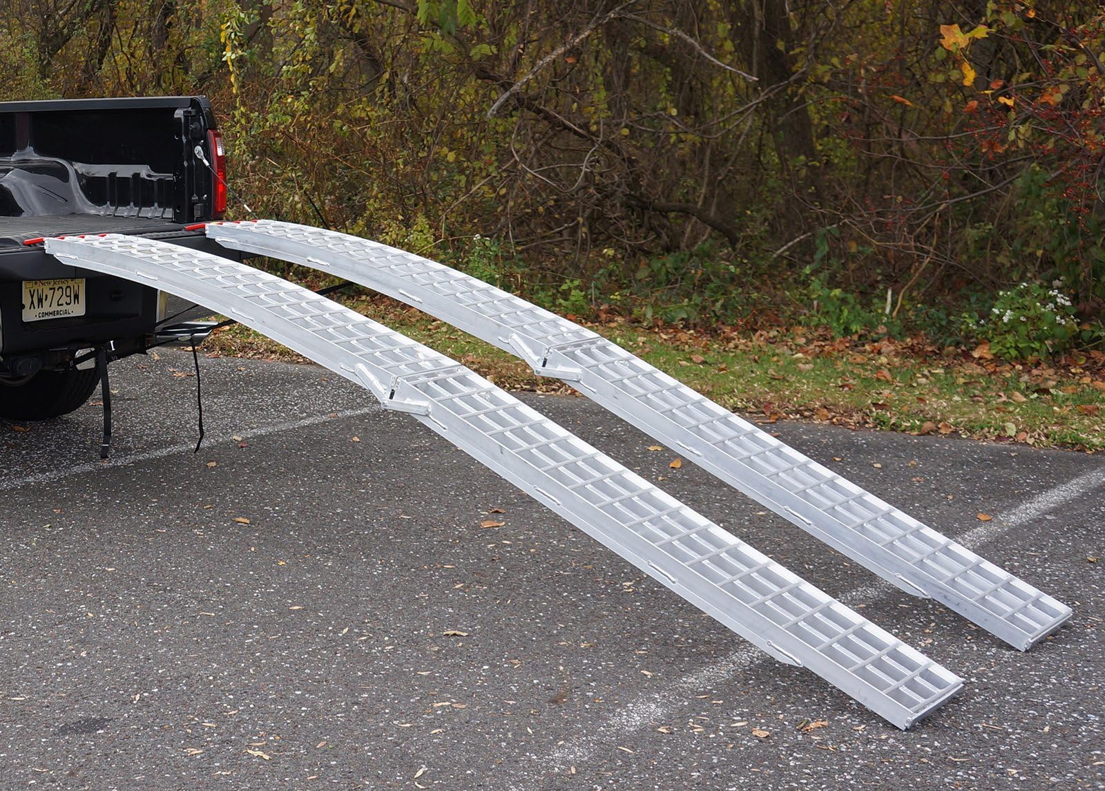 Five Star 10 ft Arched Aluminum Folding/Collapsing Runner Ramps USA, 1012F-2 One Pair