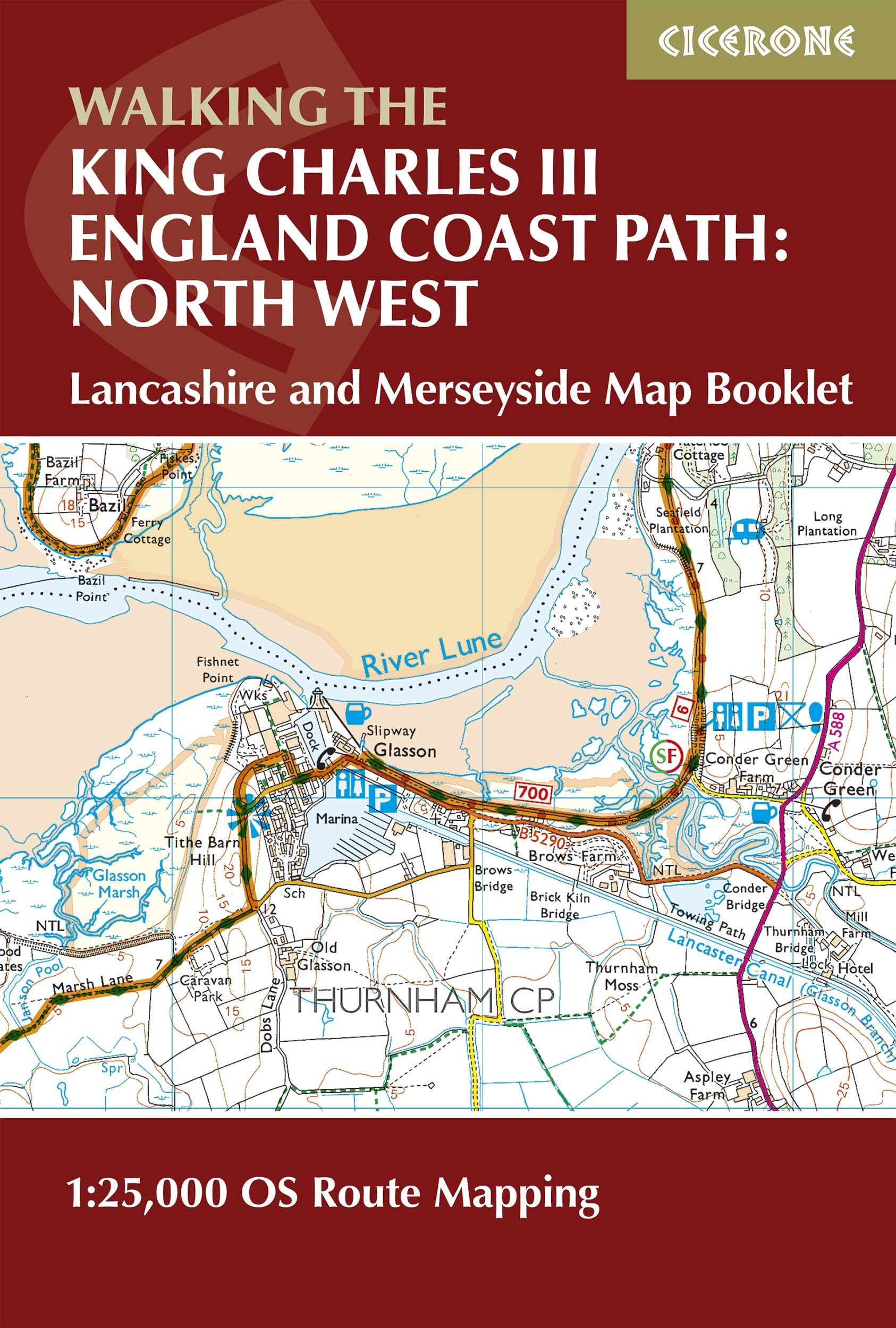 Walking the King Charles III England Coast Path: North West - Lancashire and Merseyside Map Booklet