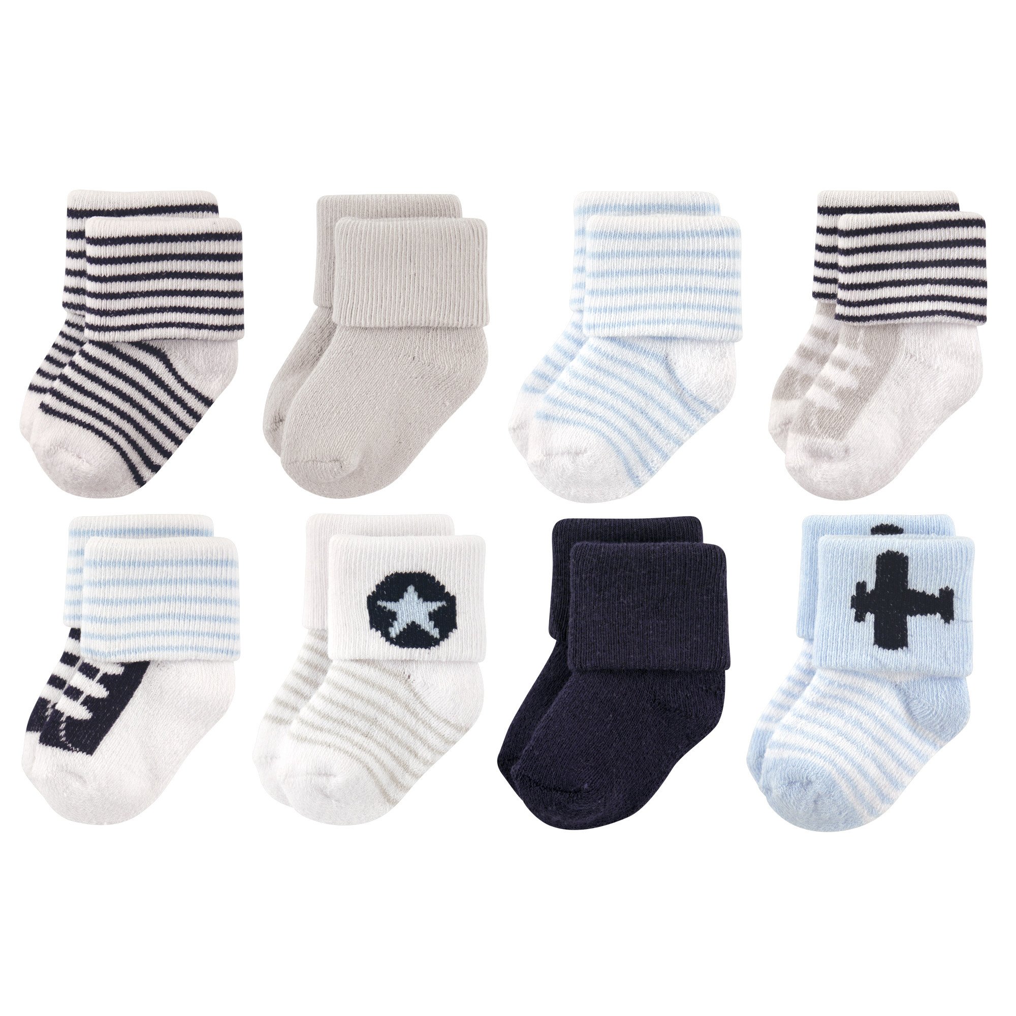 Luvable Friends Unisex Baby Newborn and Baby Terry Socks