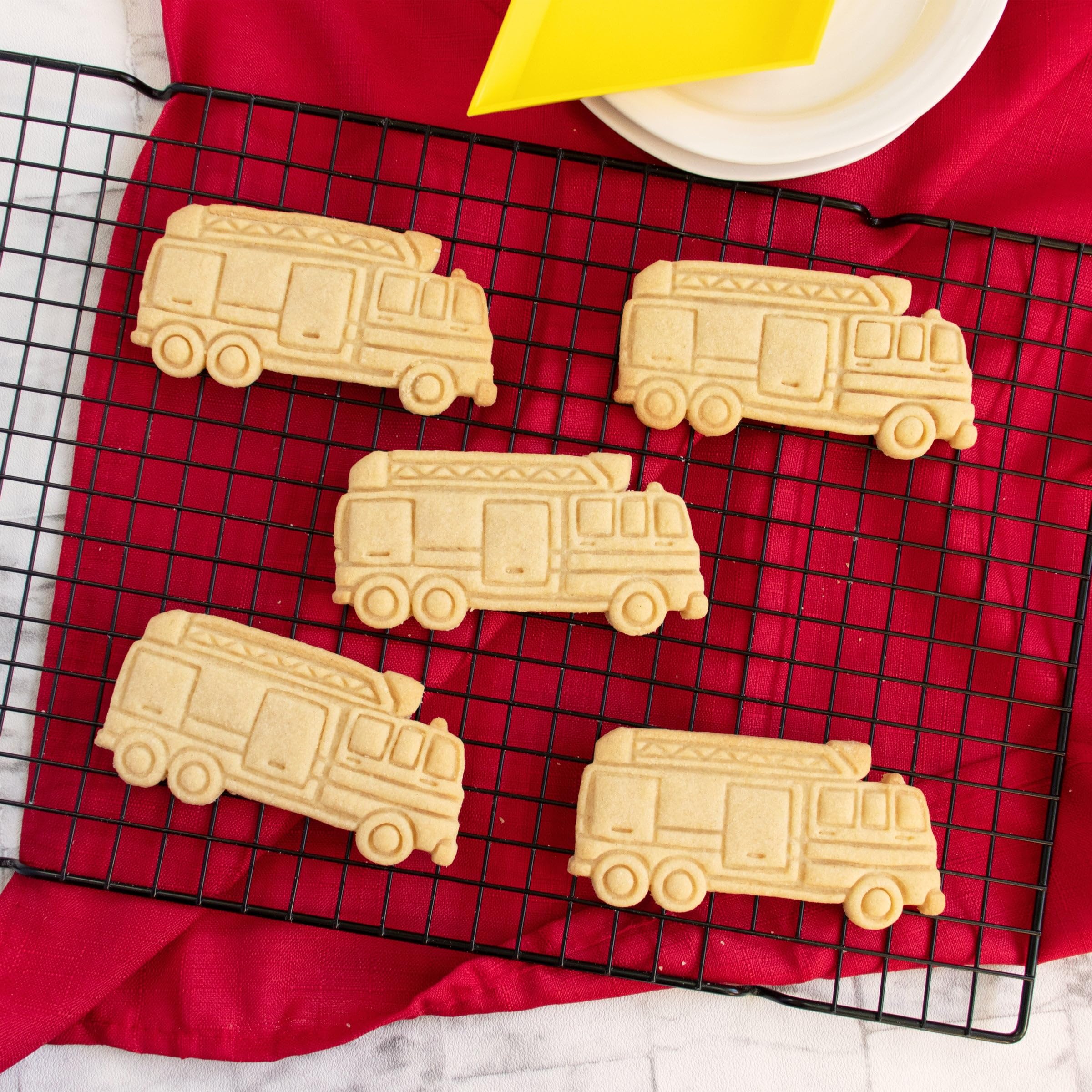 Cortador de galletas de camión de bomberos, 1 pieza – Bakerlogy