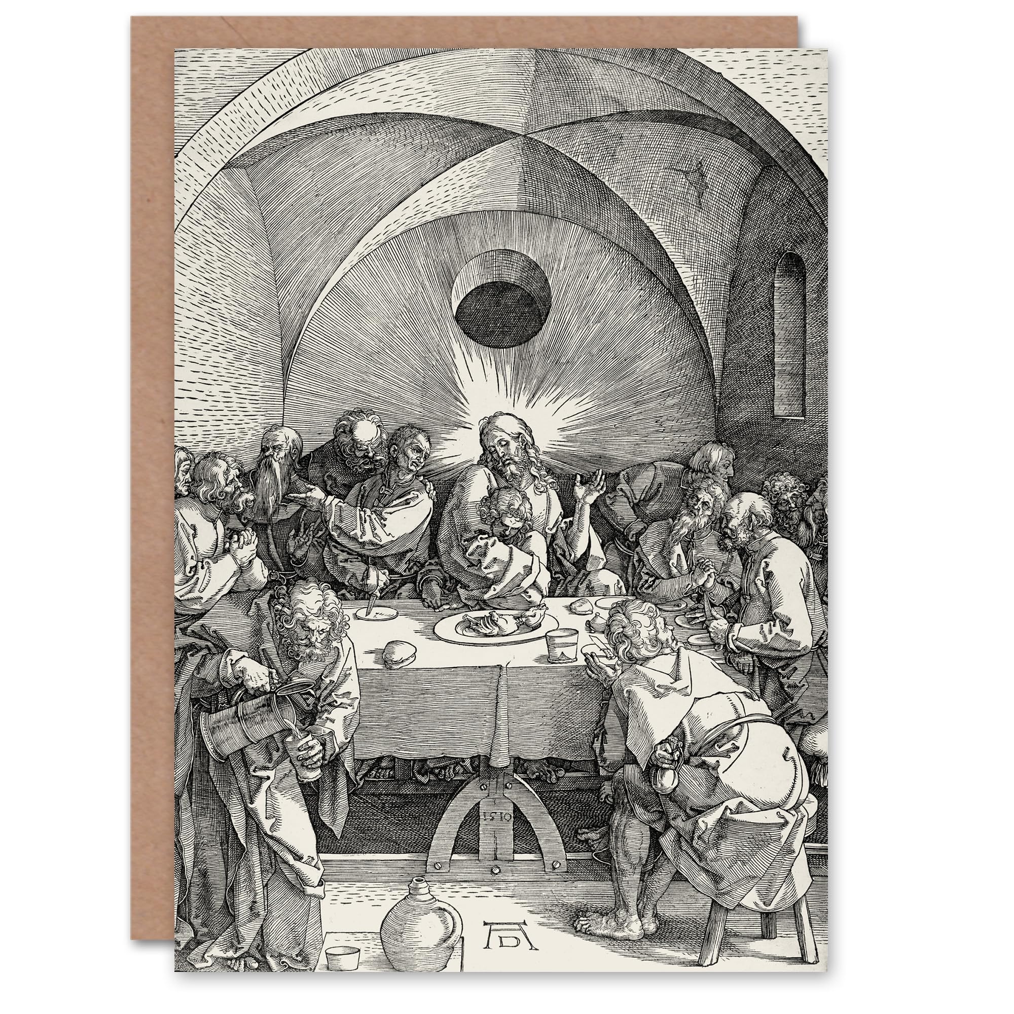 Artery8 Albrecht Durer Art Card Large Passion Series The Last Supper