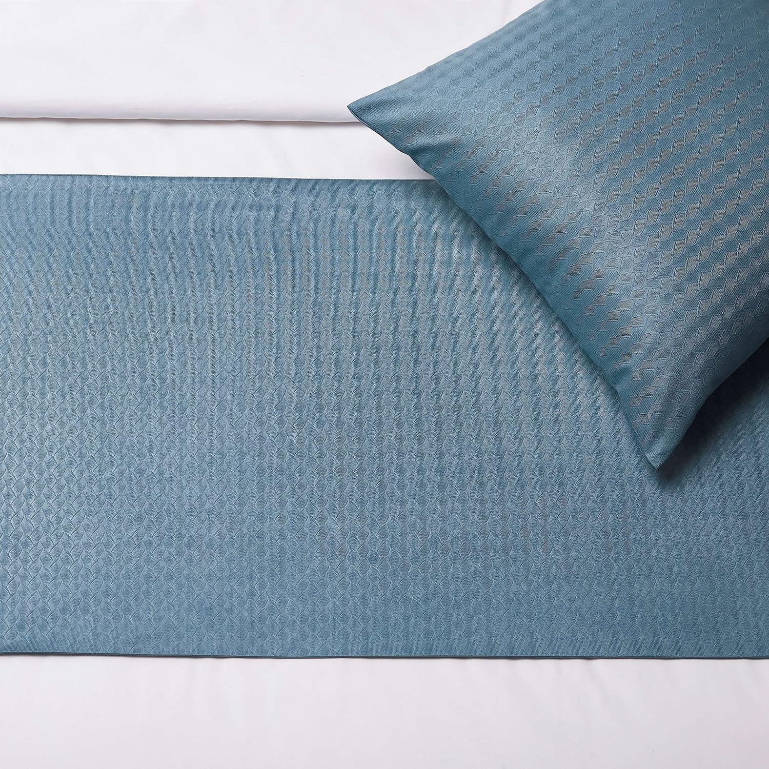 Bed lopers, sjaal sprei bed sjaal effen kleur zachte spreien modern huis beddengoed beschermer comfortabel bed staart handdoek decoratief voor thuis slaapkamer hotel(8,Cushion cover*1 (50 * 50cm