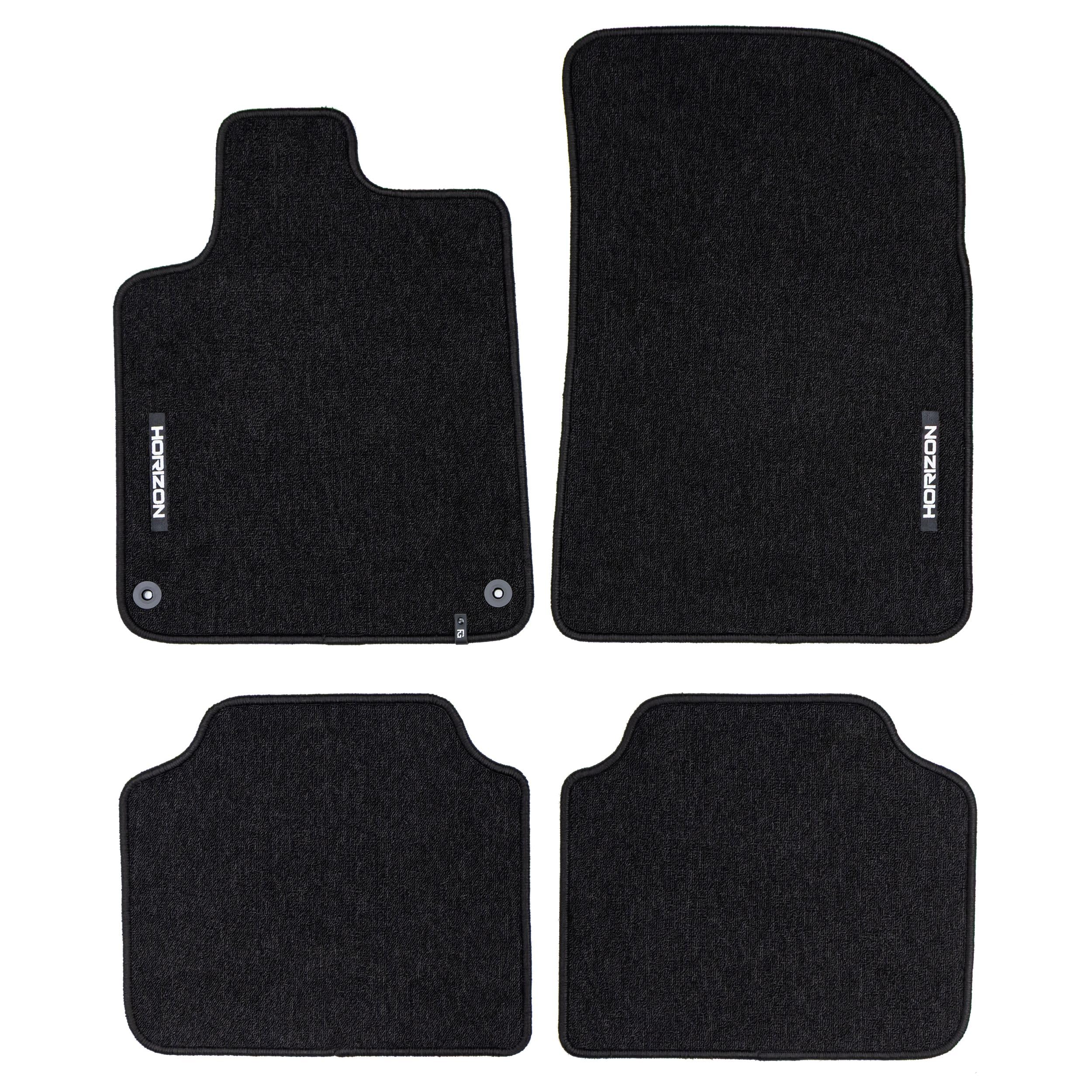 FROGUM Alfombrillas Coche Alfombras de Terciopelo para Citroën C5 I 2001-2008, para Peugeot 407 2004-2011| Sin Olor | con Anclajes | Prácticos y Elegantes
