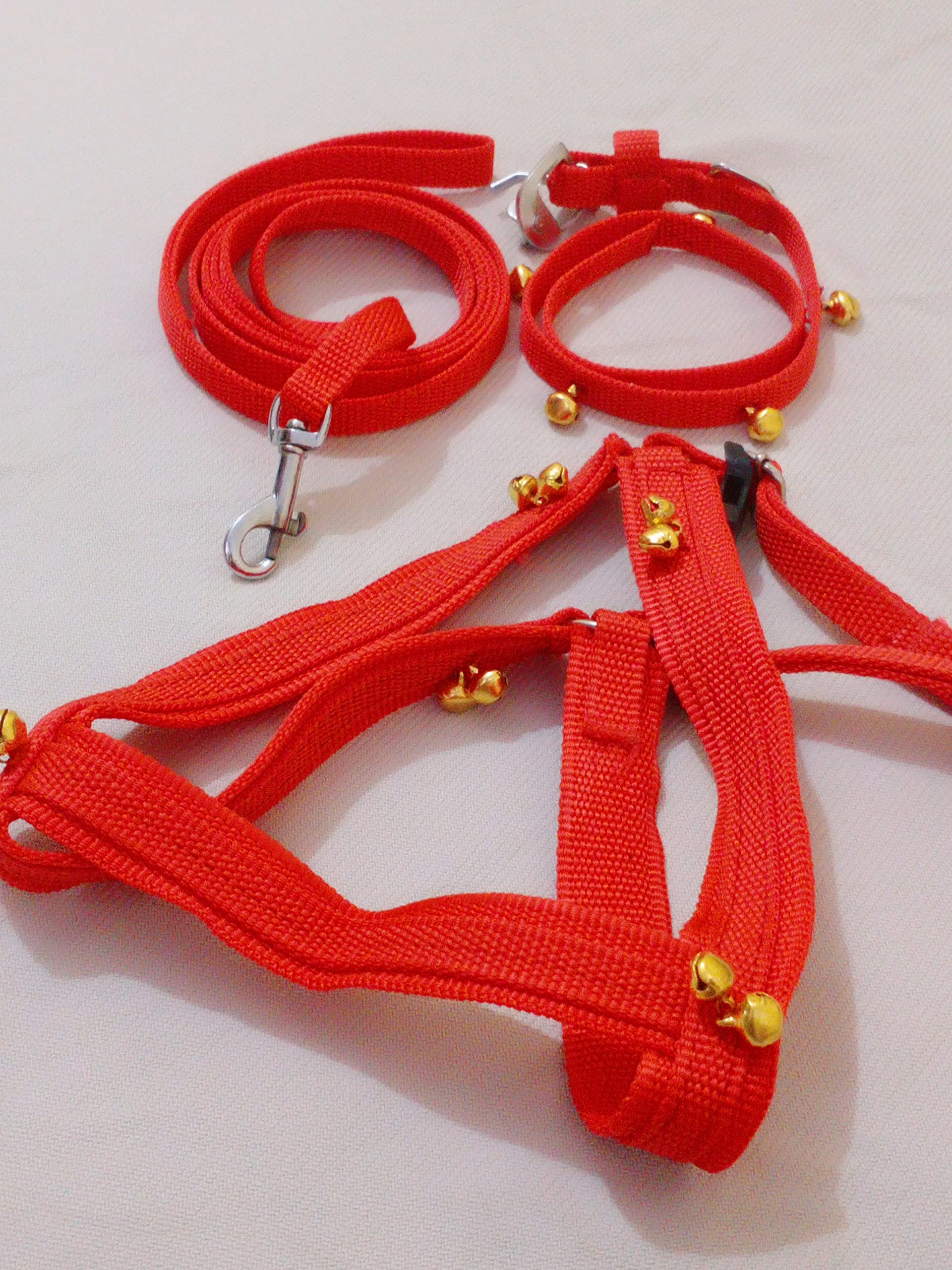 SENAPATI X-Small RED Belt Coller Harness Full of GHUNGROO for Sweet Puppy (B0B6QB2C5M) Amazon Price History, Amazon Price Tracker