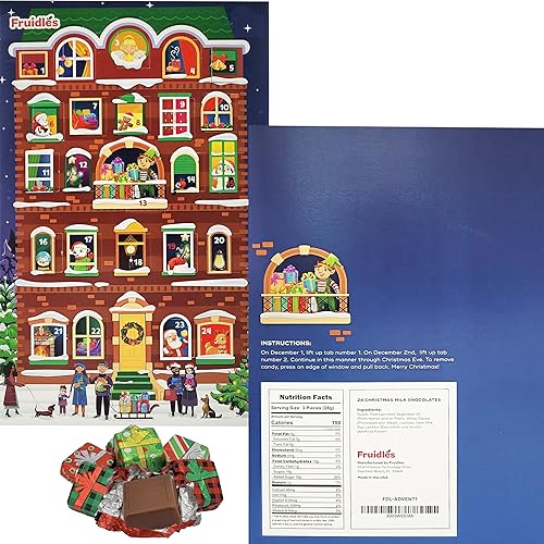 Miniatura 9 de Christmas Calendar Advent Chocolate, Christmas By The Creek Countdown Calendar, 24 Pieces