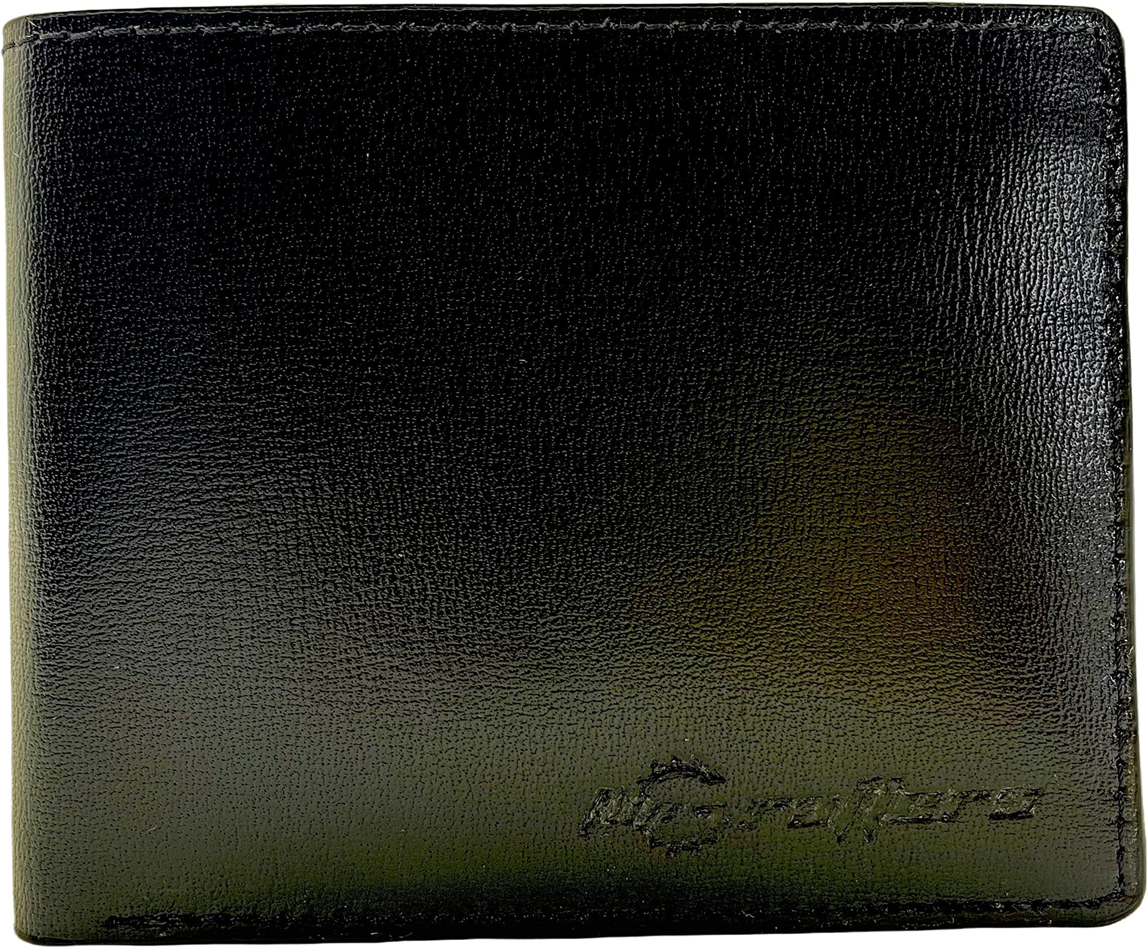 Grafters Genuine Leather Wallet for Men || RFID Protected (Black)