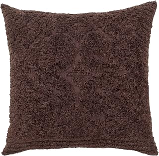 Better Trends 100% bomull tuftad Chenille, choklad, Euro Sham