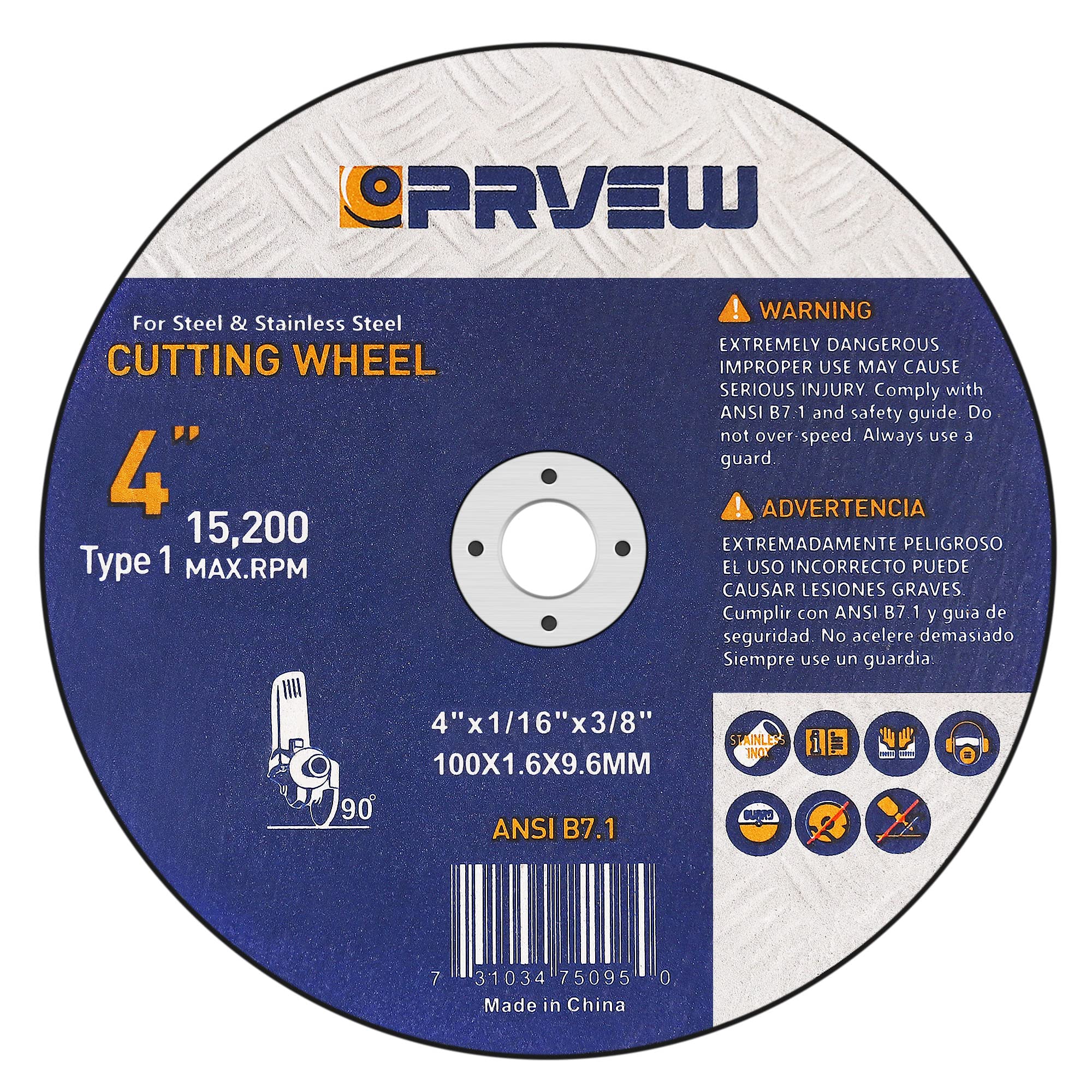 30-Pack 4 Inch Cut Off Wheels,4 x1/16x3/8 Inch Quality Cutting Disc, Metal & Stainless Steel Aggressive Cutting Wheel for Angle Grinder