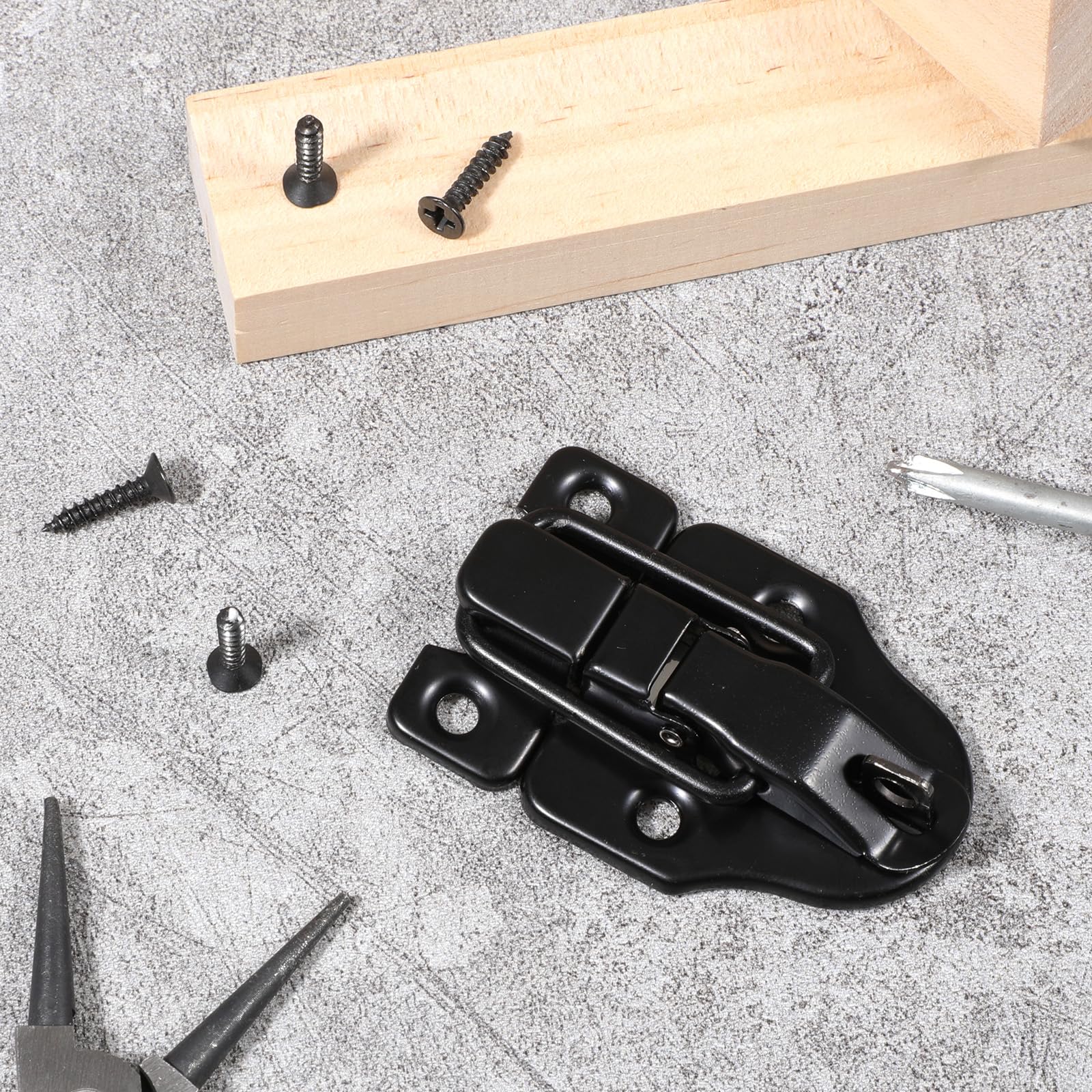 Latches Hardware Hasp Latch 20-Pack Silver Duckbill Box Latches - Heavy Latches Hardware Hasp Latch 20-Pack Silver Duckbill Box Latches - Heavy