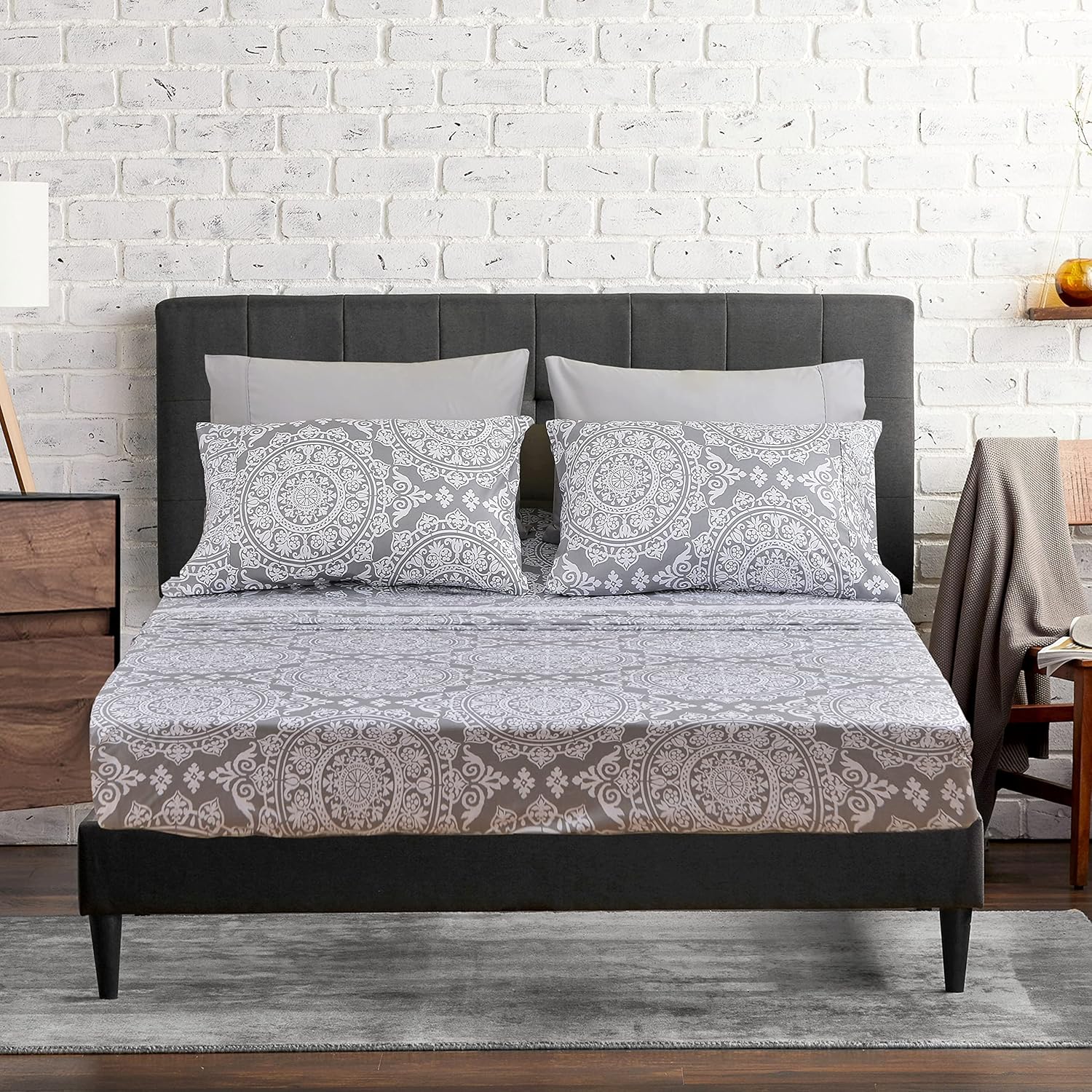 American Home Collection Microfiber Brushed Fabric, Deep