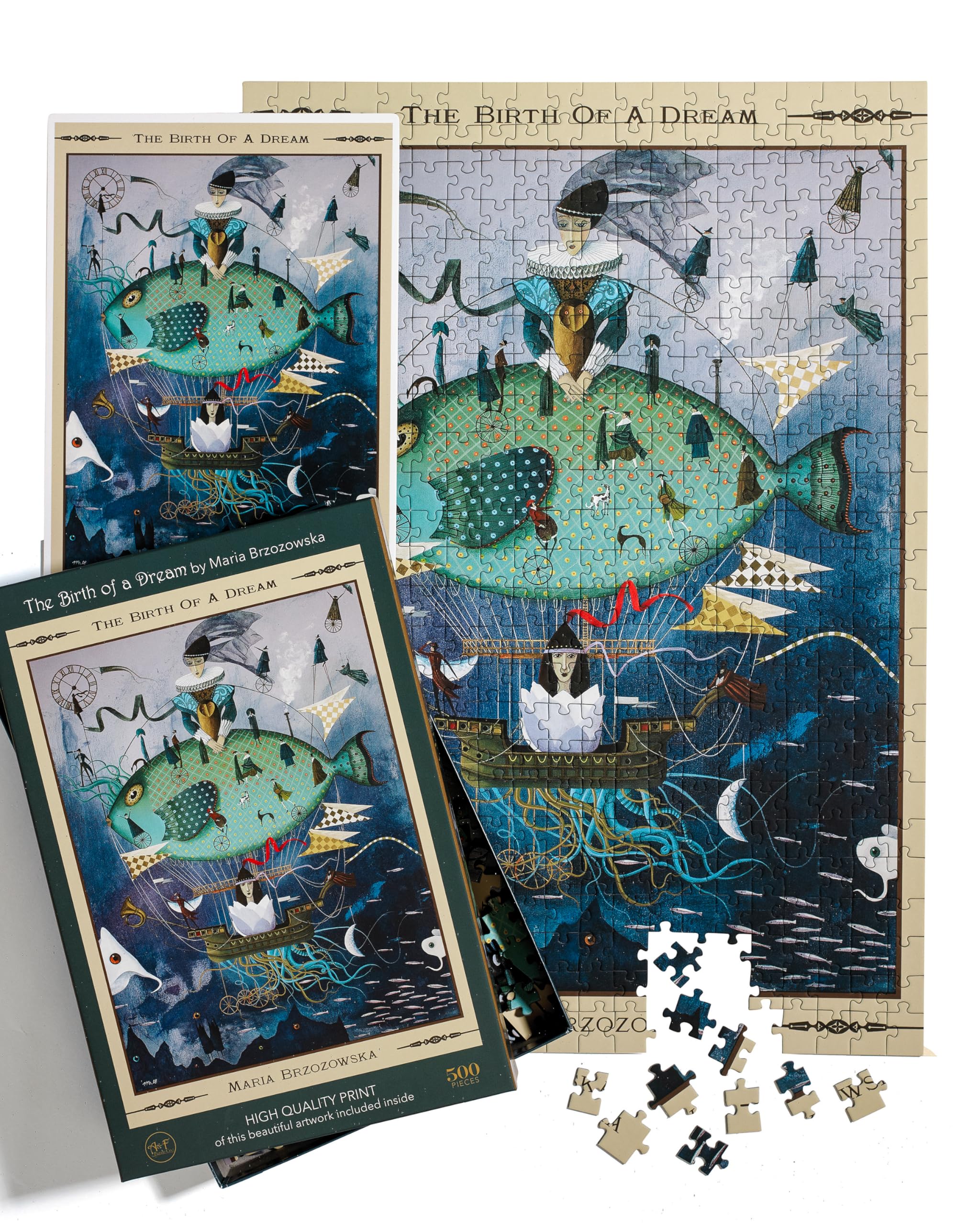 Amazon.com: Art & Fable Puzzle Company The Birth of A Dream by
