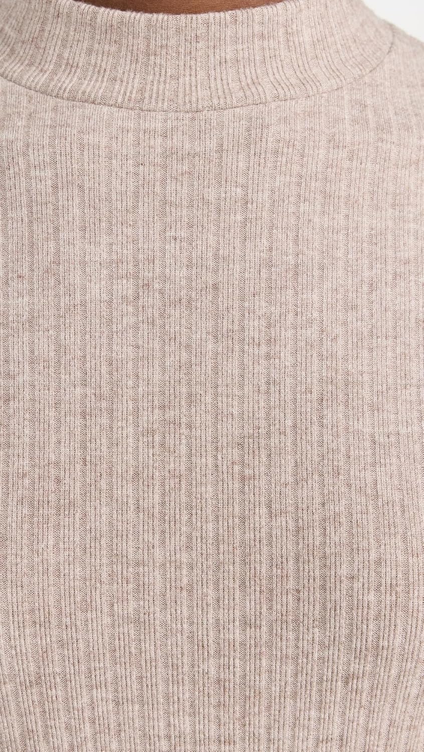 Vince Women's Rib Long Sleeve Short Dress - Image 6