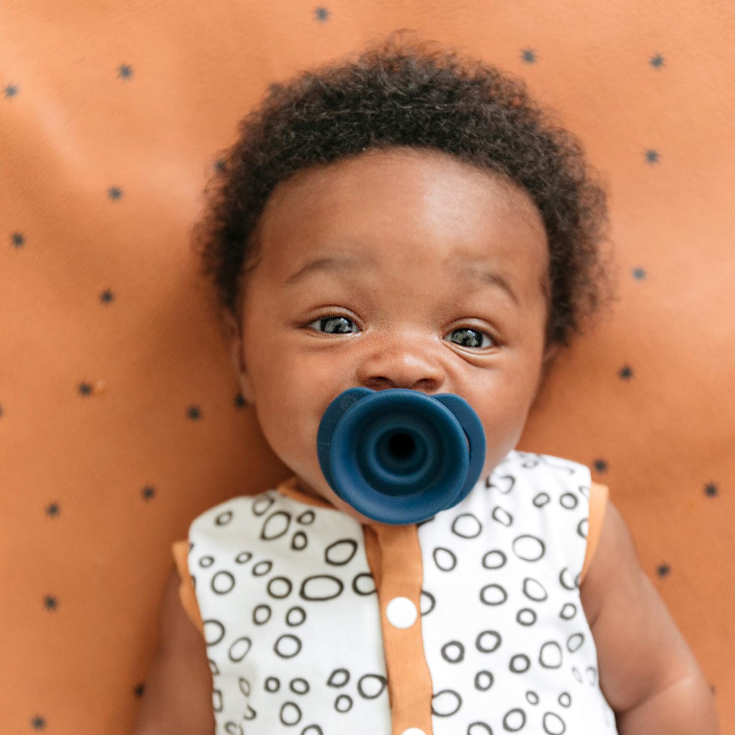 Doddle & Co. Pop Pacifier, Built-in Pacifier Case, Pops When it Drops Version, 2-Pack, Stage 1 (Navy/Grey)
