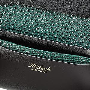 たしろ屋 ブランド: MIKADO ミカド 名刺入れ 黒桟革 極み