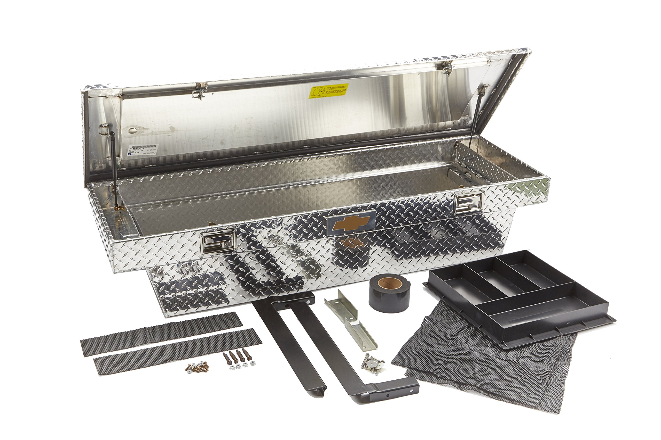 Amazon.com: GM Accessories 19242976 Cross Bed Aluminum Tool Box 