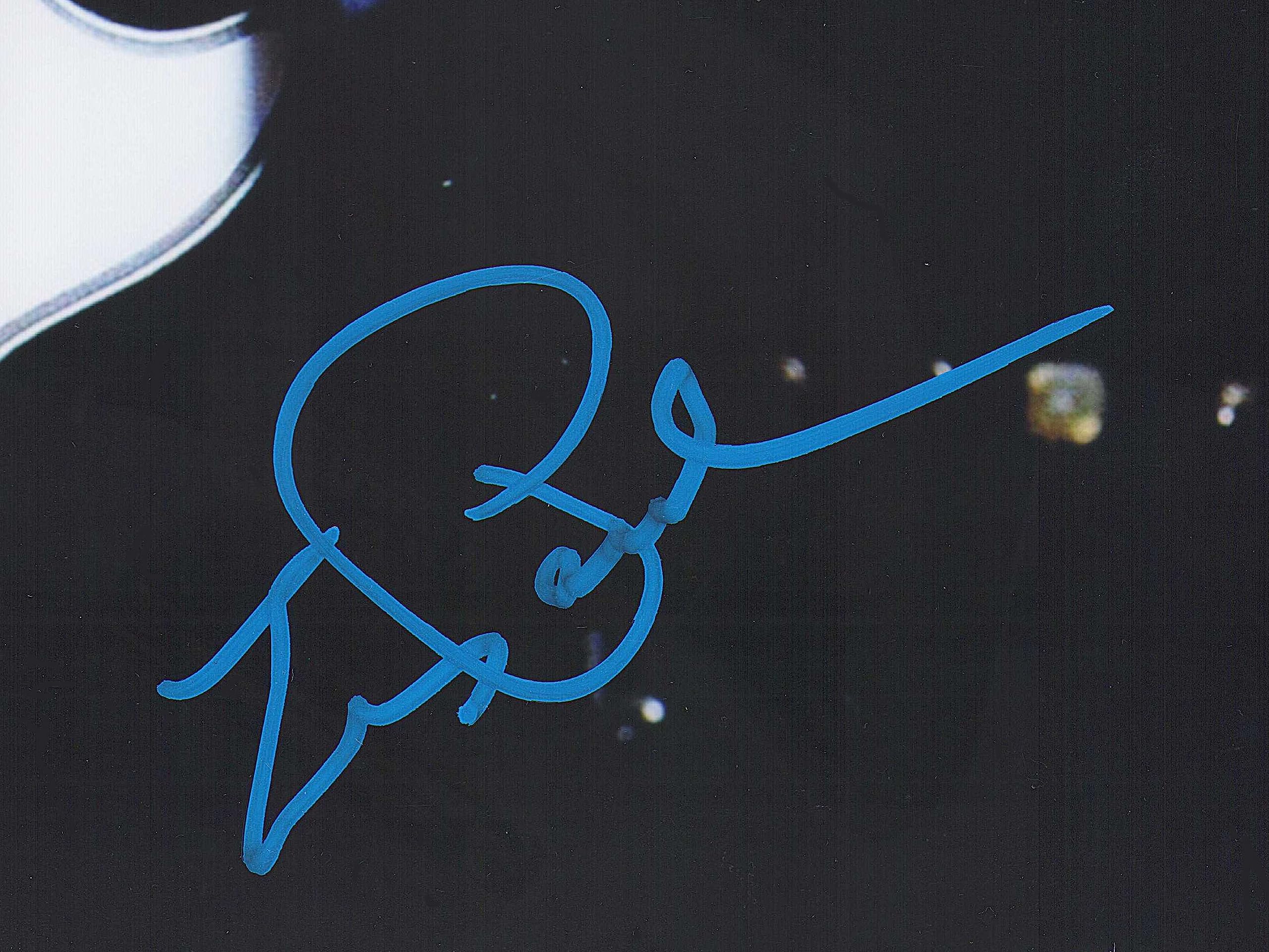 Amazon.co.jp: 故・レス・ポール 直筆 サイン 入り 写真 ポスター