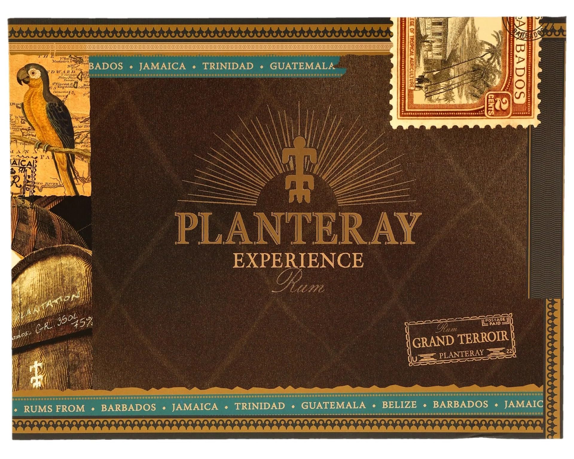 Planteray Experience Box 6er Rum Set 6 x 0,10l + 8 Edelschokoladen