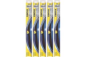 Rain-X Latitude 2-IN-1 Water Repellency Wiper Blade, 24" (Pack of 5)