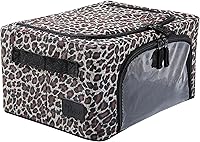 Vista 31 de Periea Cajas de almacenamiento de tela Oxford con marco de acero, para debajo de la cama o en el armario, paquete de 2 organizadores pequeños Cáñamo