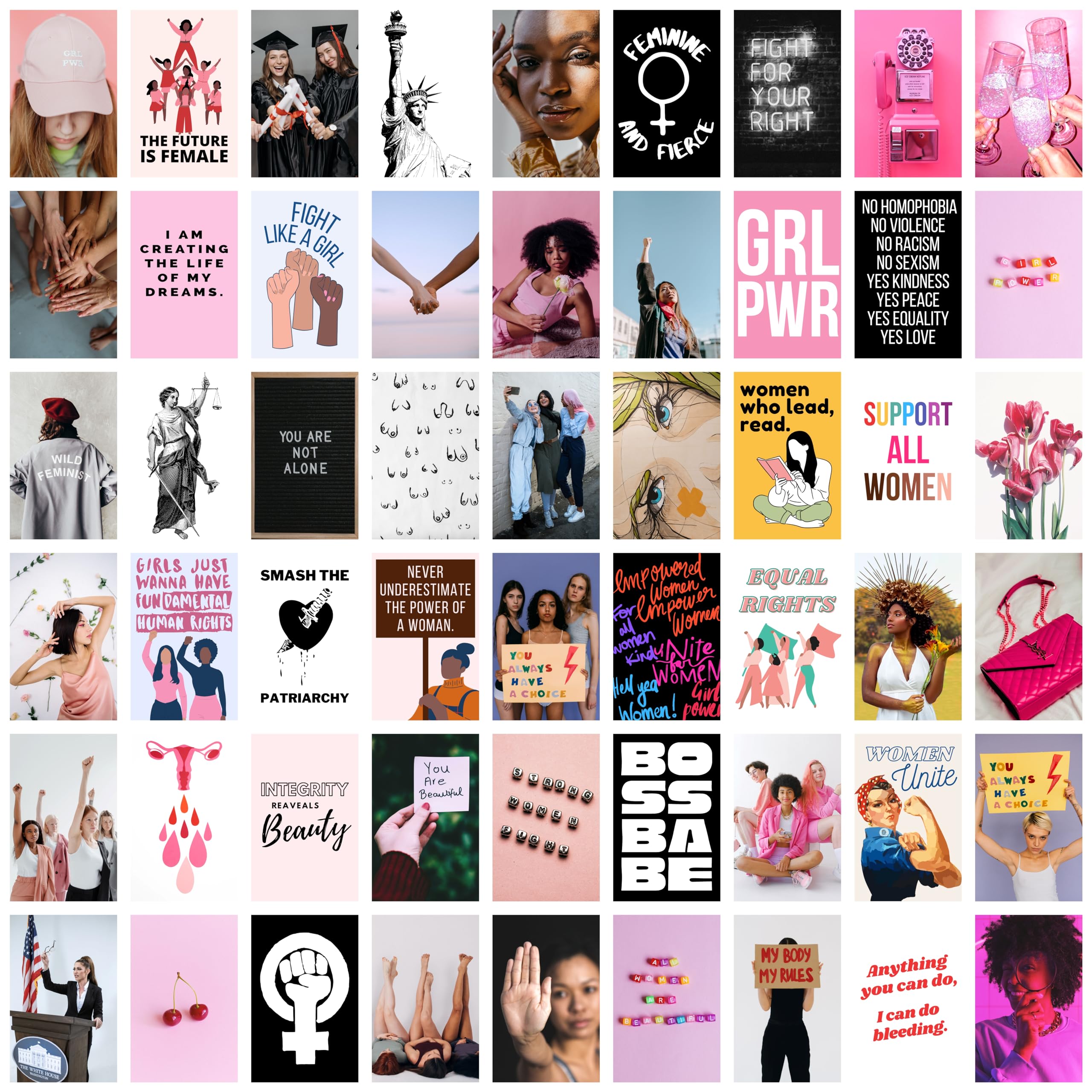Aesthetic Wall Collage Kit - 54 Prints FREE SHIPPING -11