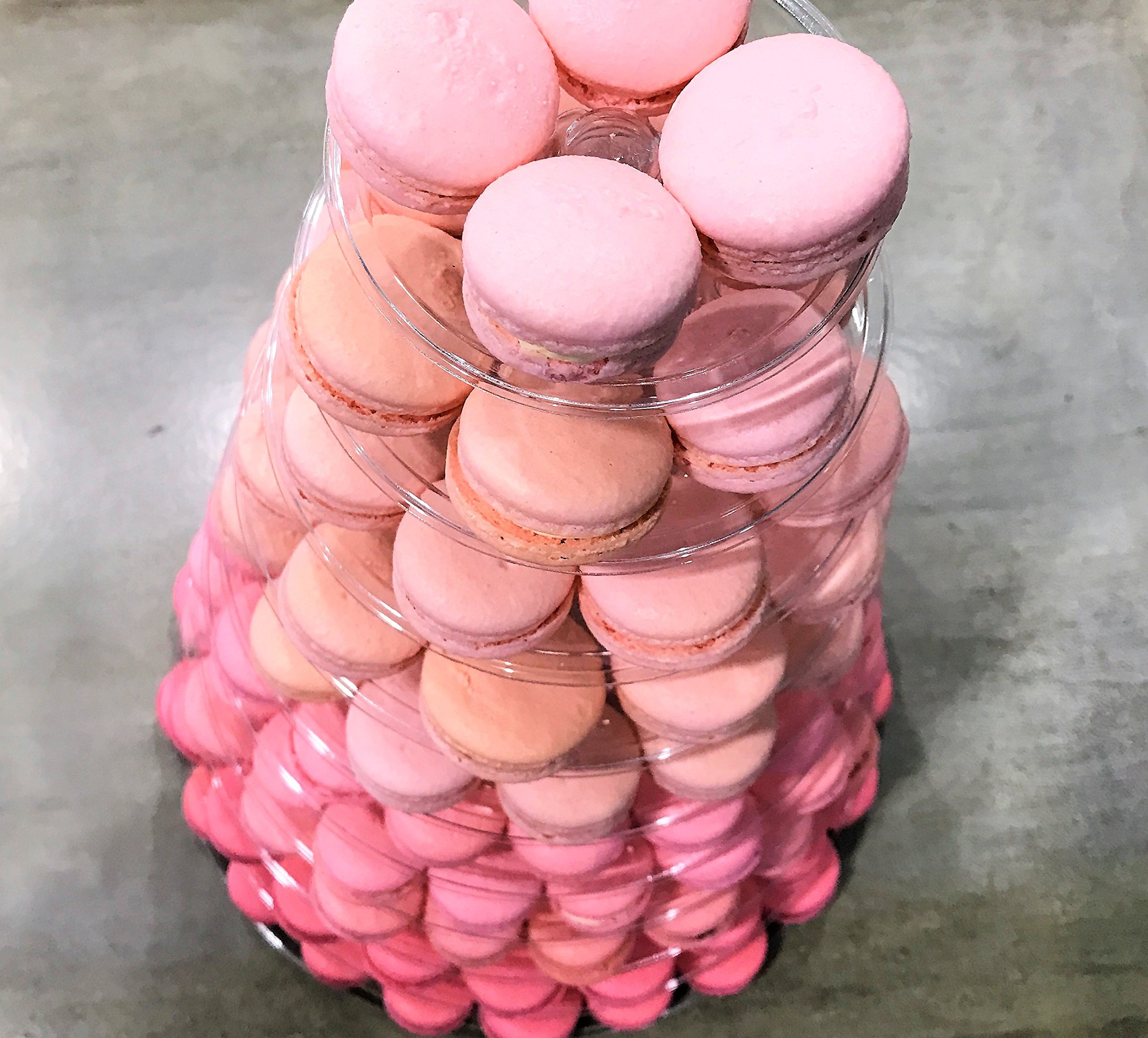 Présentoir à macaron en forme de tour - Pour une fête ou un mariage