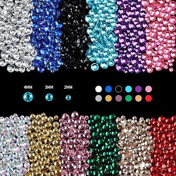 YGDZ Face Rhinestones Kit, Face Eye Gems for Makeup, Face Jewels Set with Face Makeup Glue, Nail Gems, Rhinestones for Body, Hair, Nail Art, Halloween Makeup for Women
