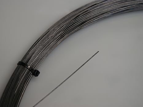 5 Feet Nitinol Shape Memory Pre-trained Wire (1.0mm 40 C (18ga 104 F))