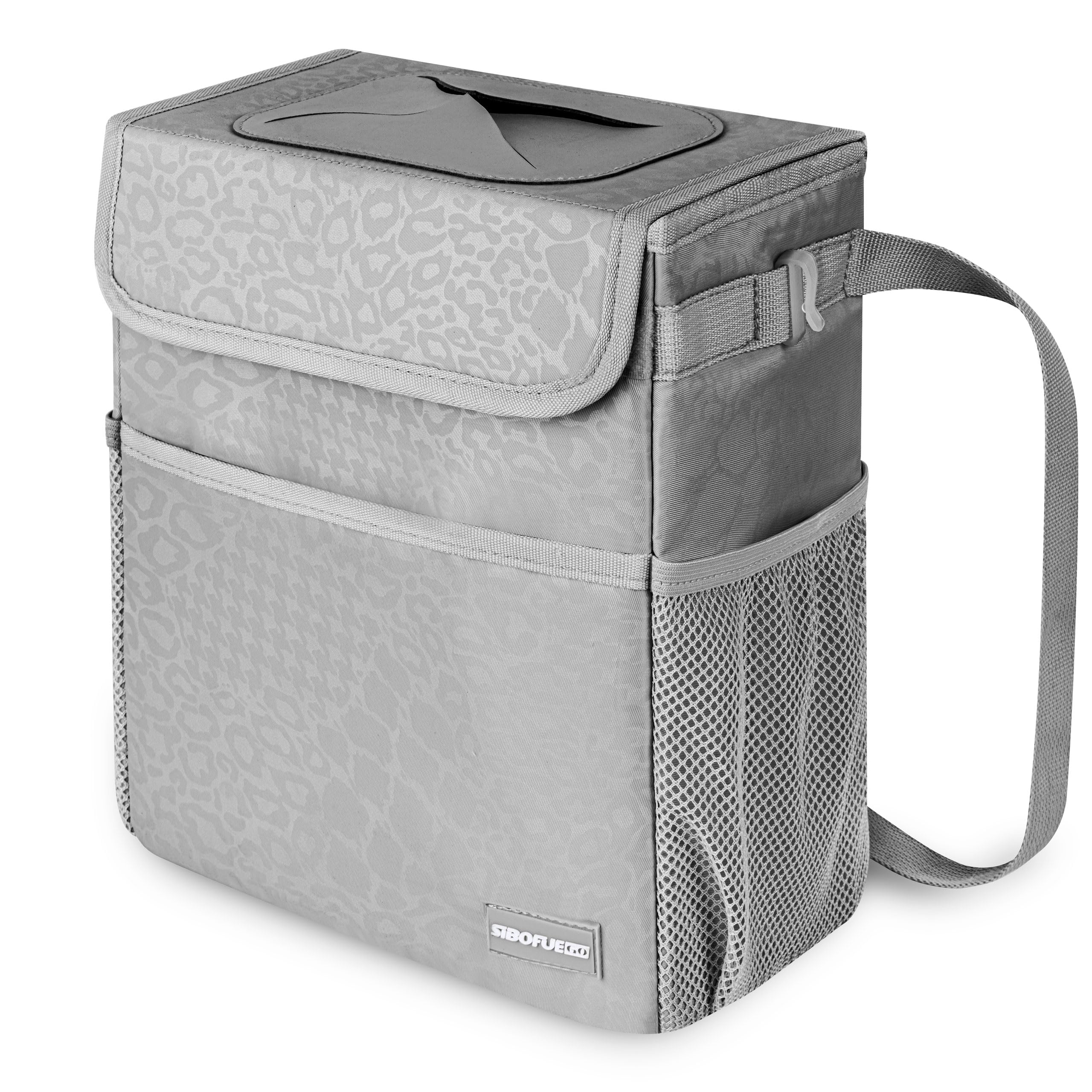 SIBOFUEGO Car Trash Can Cute - Car Accessory for Garbage and Storage, Adjustable and Collapsible Car Garbage Can, Waterproof and 100% Leak-Proof Car