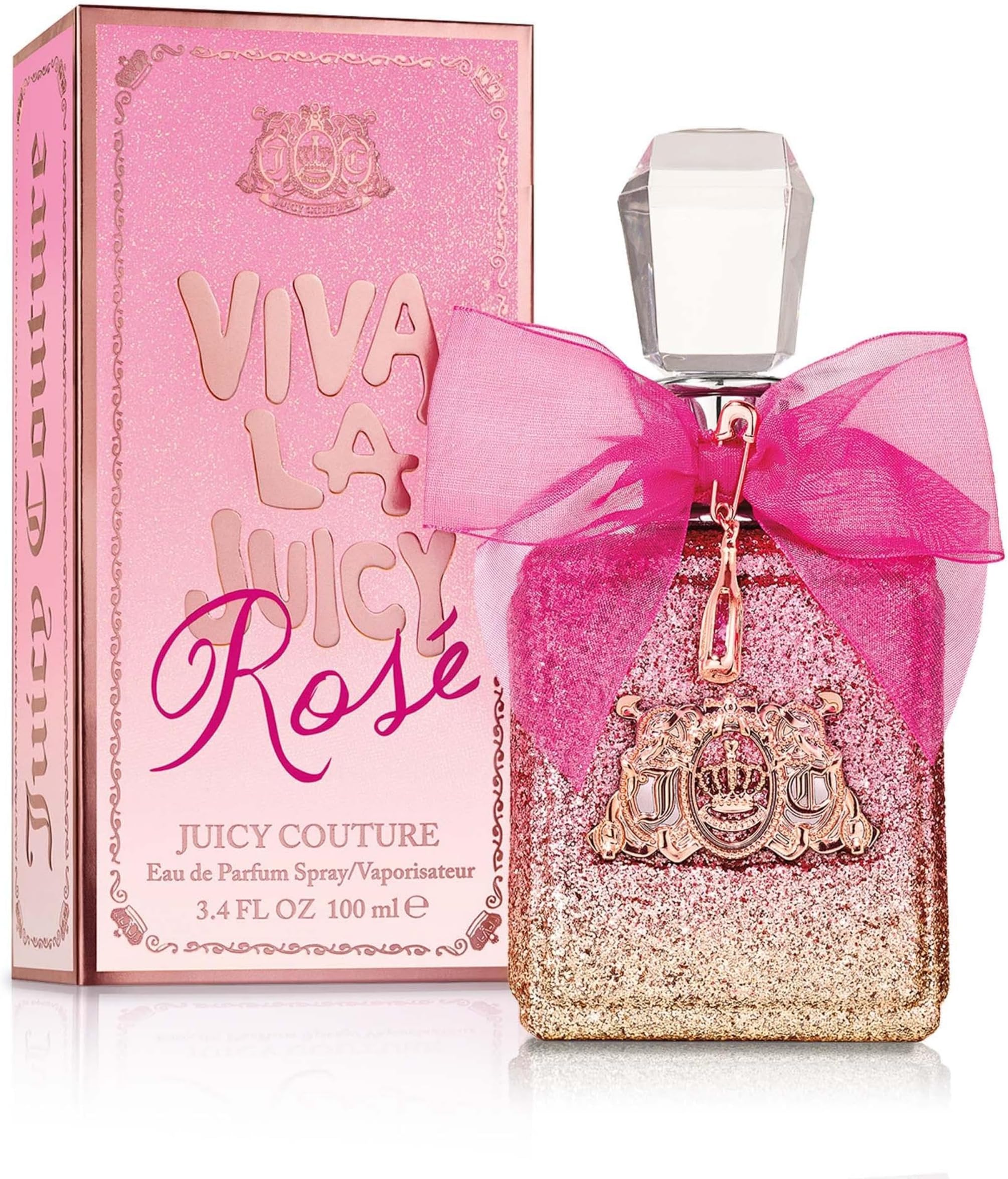Viva La Juicy Rosé Eau De Parfum, Women's Perfume with Notes of Pear, Rose & Ambrox - Fruity & Floral, EDP Spray