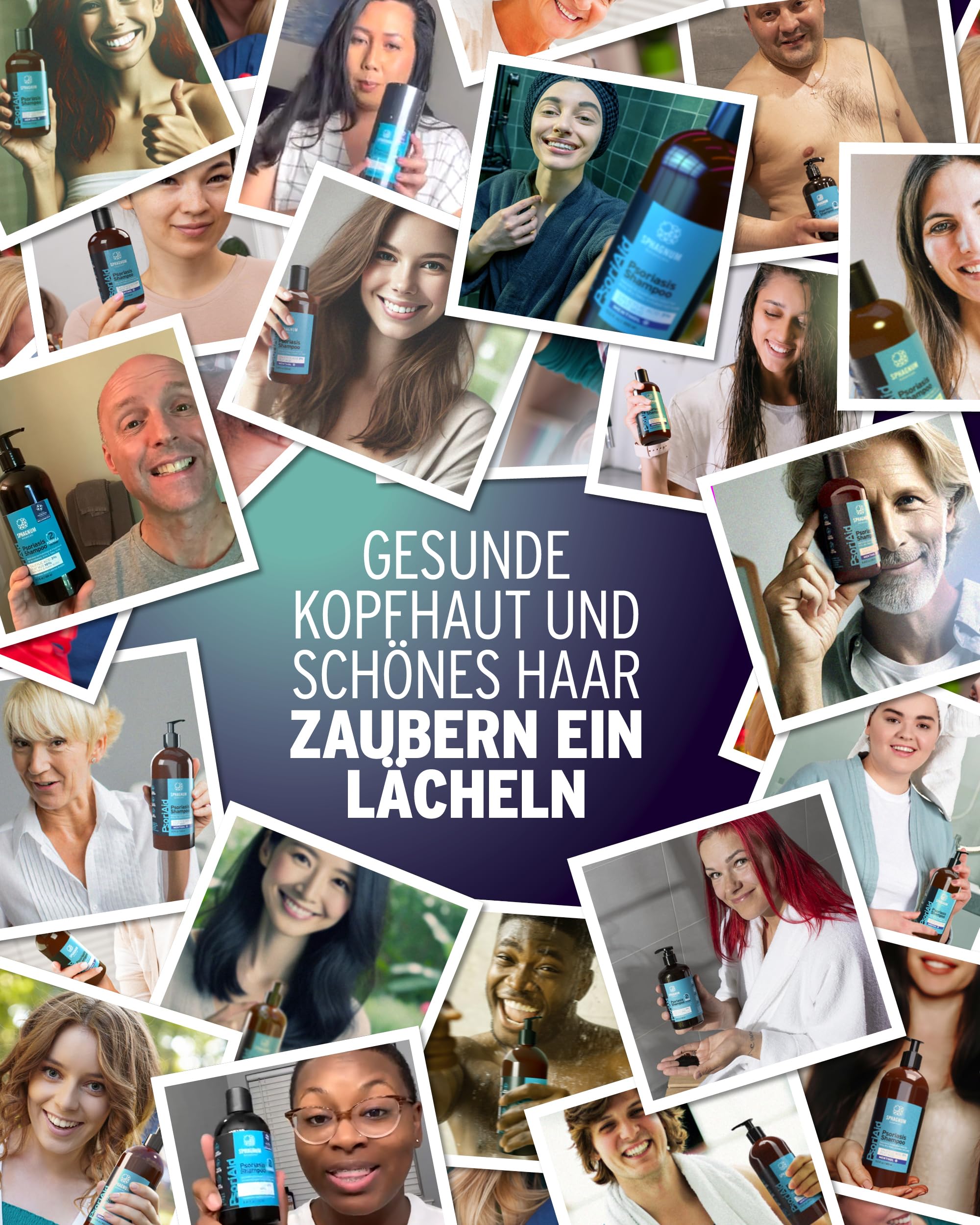 Sphagnum Botanicals – Psoriasis Shampoo 400ml & Spülung 250ml Mit Salicylsäure und Torf – Aloe Vera & Jojobaöl für empfindliche Kopfhaut