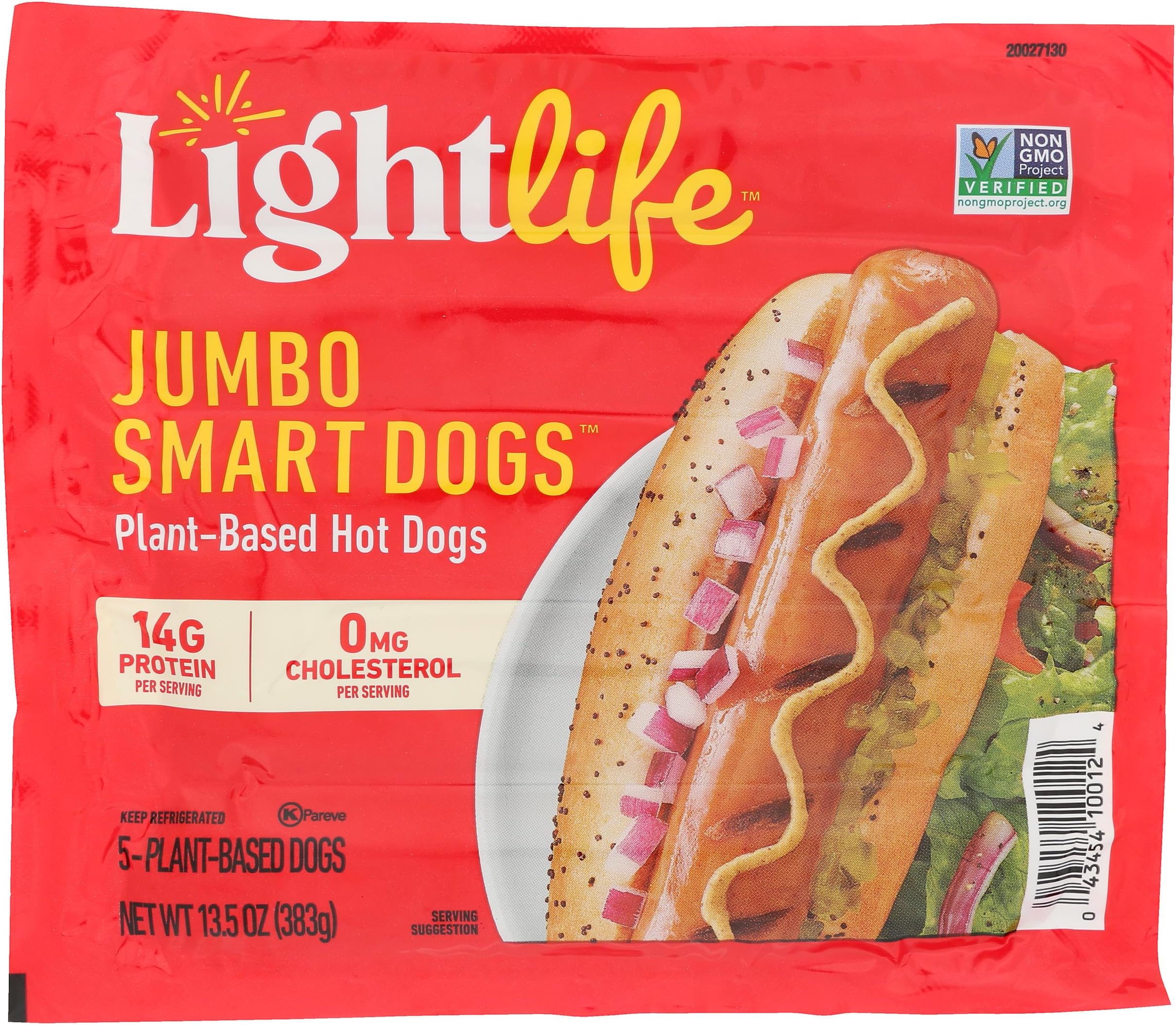 LIGHTLIFE FOODS Jumbo Smart Dogs, 13.5 OZ