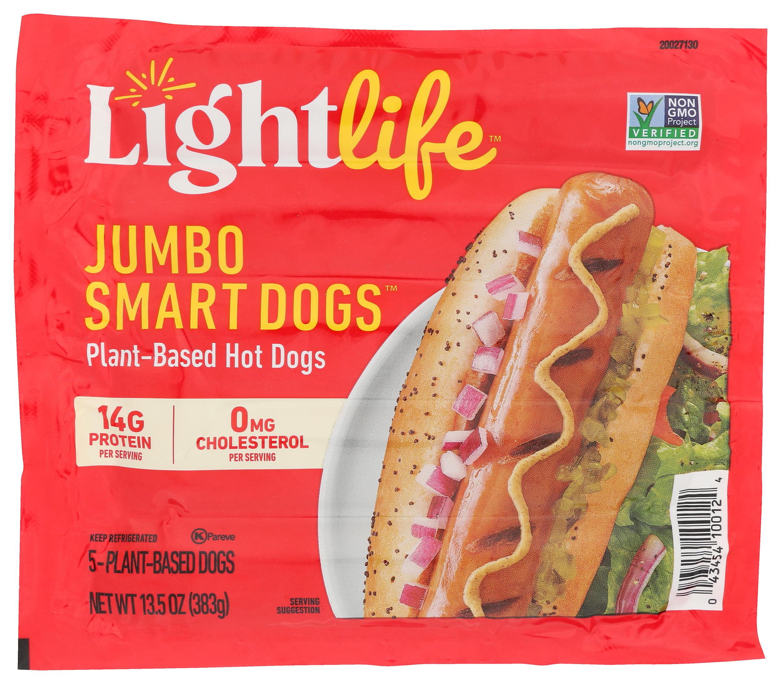 Lightlife Foods Jumbo Smart Dogs, 13.5 OZ USDA Organic