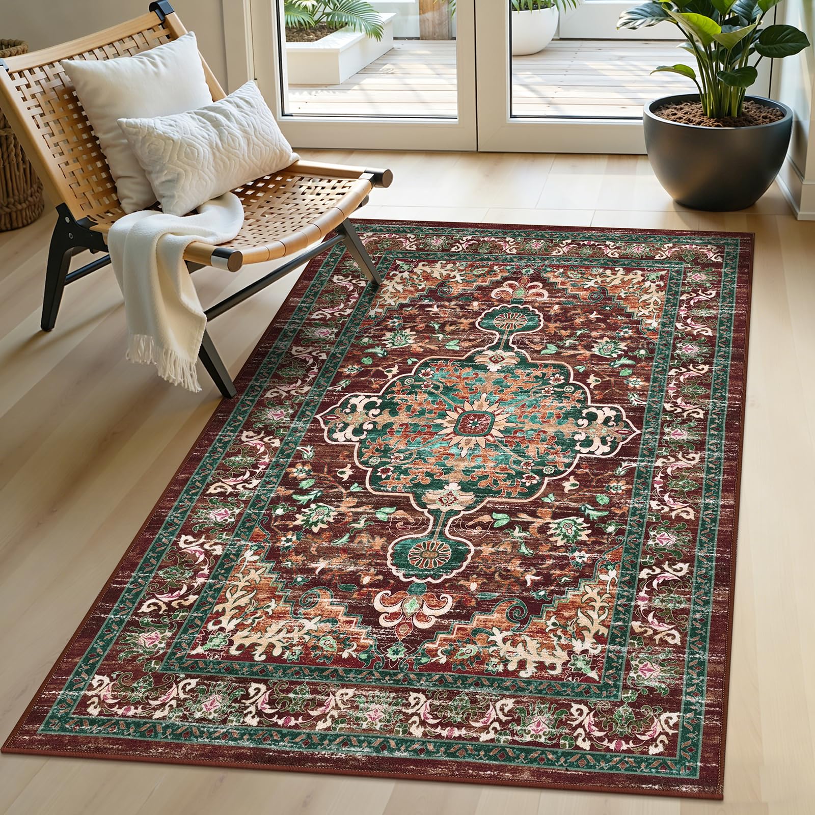 Tapis vintage bohème pour sublimer le sol de votre salon, chambre ou entrée