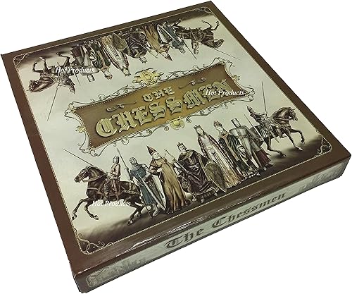 Miniatura 6 de Medieval Times King Richard The Lionheart Knights - Juego de ajedrez de color antiguo para hombre, con tablero de color nogal oscuro brillante de 18