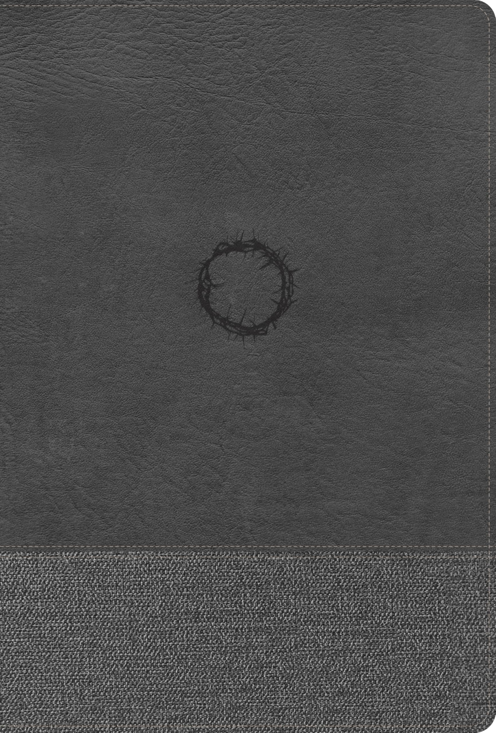 CSB Super Giant Print Reference Bible, Optimal Type, Digital Study Edition, Charcoal LeatherTouch
