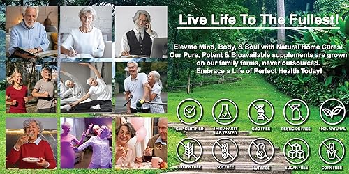 Miniatura 4 de Natural Home Cures Cápsulas de pericarpio de mangostán  Polvo orgánico liofilizado con 61,800 mg de fuerza, rico en más de 56 potentes xantonas y