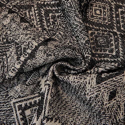 Miniatura 5 de DREAMINGO Fundas de sofá para sofá, estilo bohemio, geométrico y jacquard vintage, de 2 plazas, antideslizante, protector de muebles de felpilla