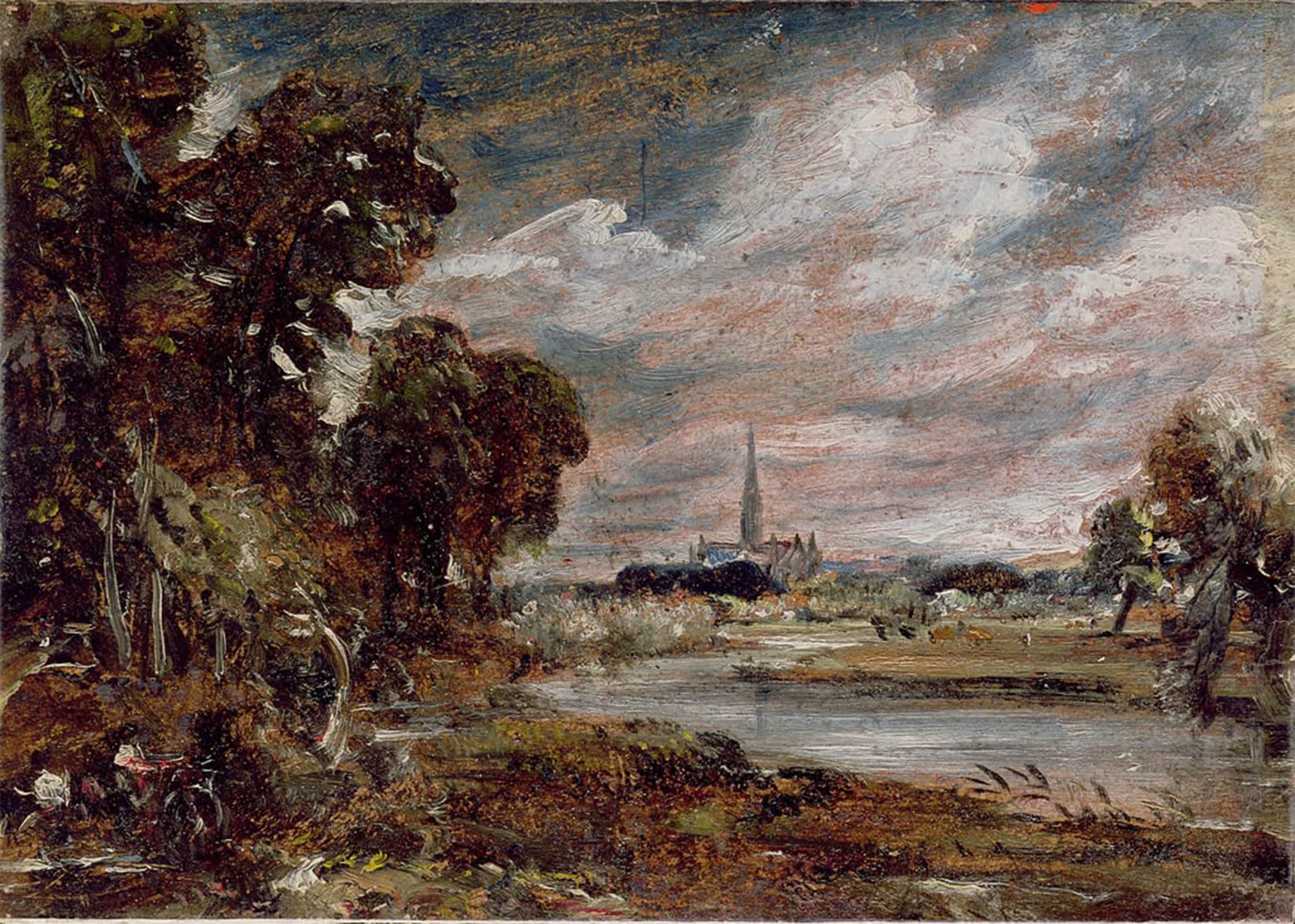SERENDIPITP Aesthetic Poster Photo Wall Print Retro Picture Famous Painting by John Constable Modern Wall Artwork for Home Decor 60x90cm