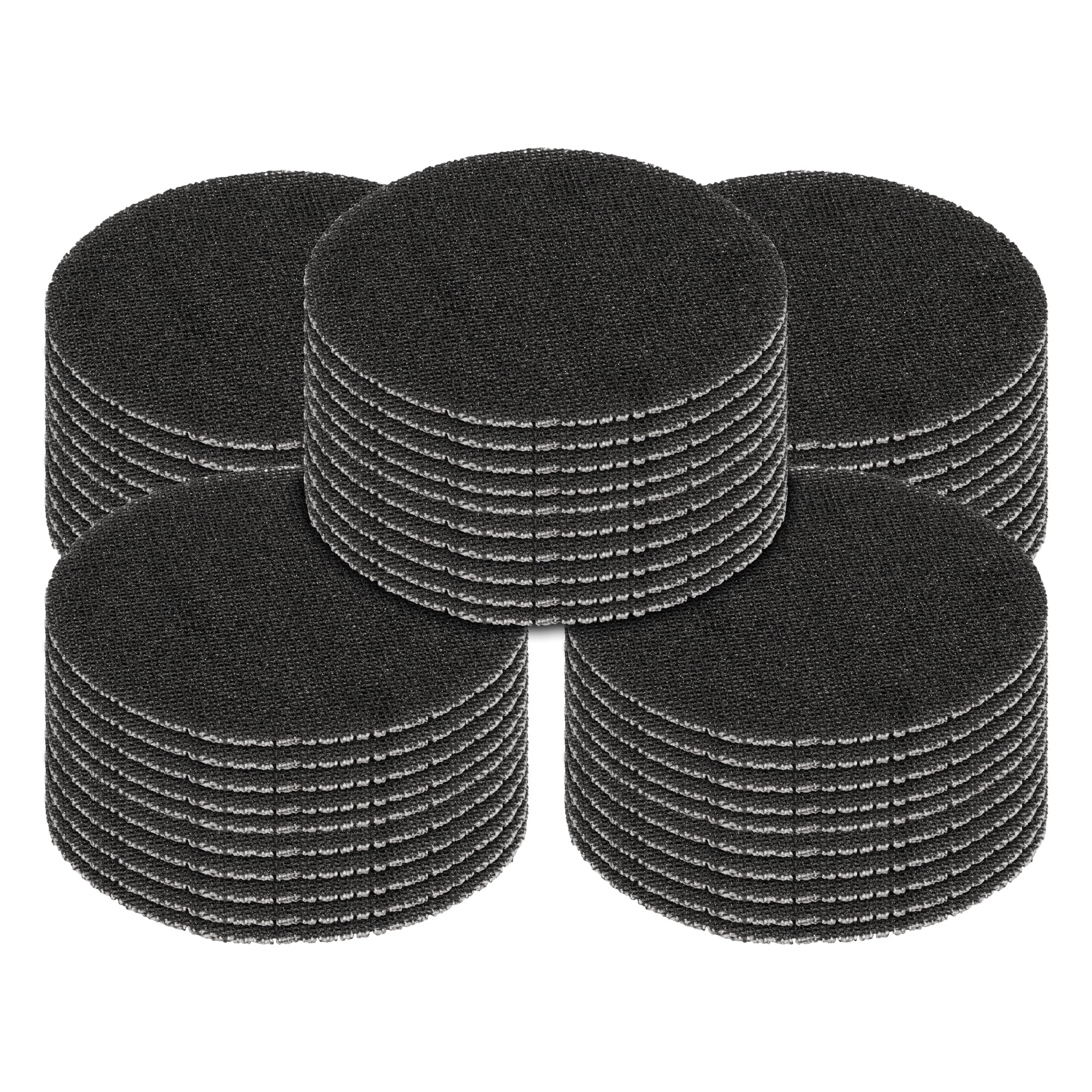 Trend Discos de lija de malla de 150 mm para lijadora órbital aleatoria, grano 80, AB/150/80M/B, paquete de 50