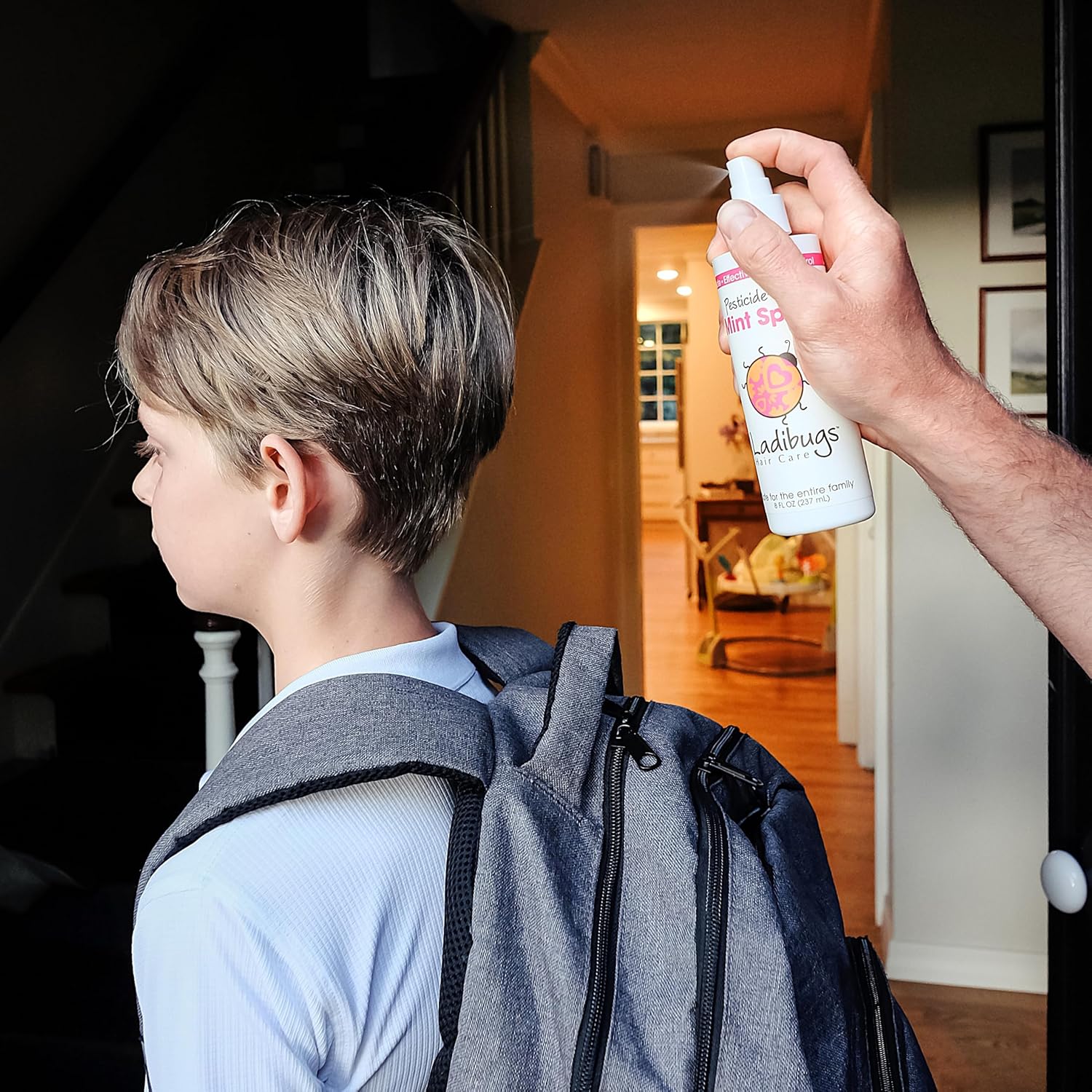 Ladibugs Lice Prevention Mint Spray 8oz | Natural Ingredients | Highly Effective Lice Treatment Spray | Daily Use - Image 5