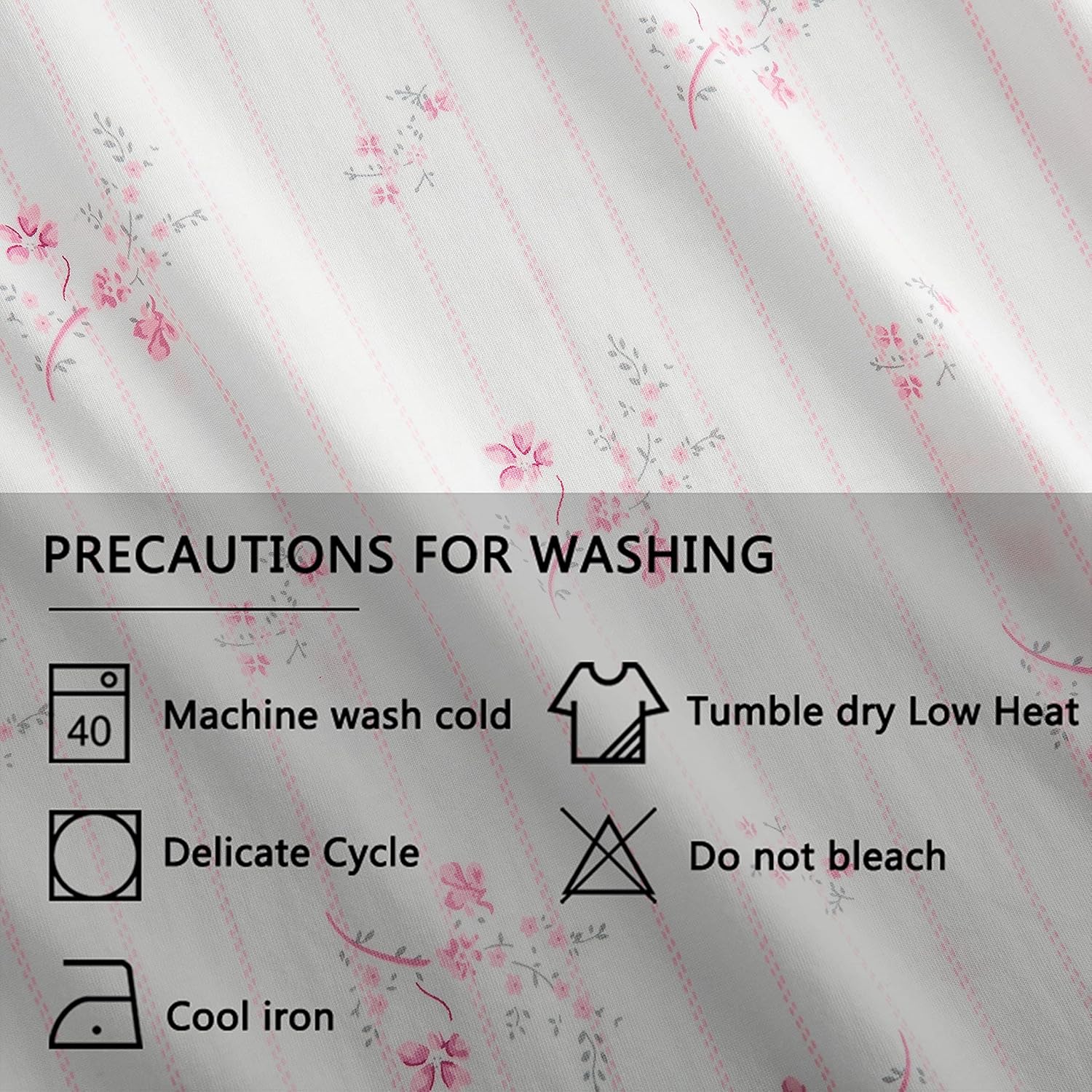 Keyocean Nightgowns for Women, Soft Cotton Comfortable Lightweight Long-Sleeve Ladies Night Dresses - Image 6