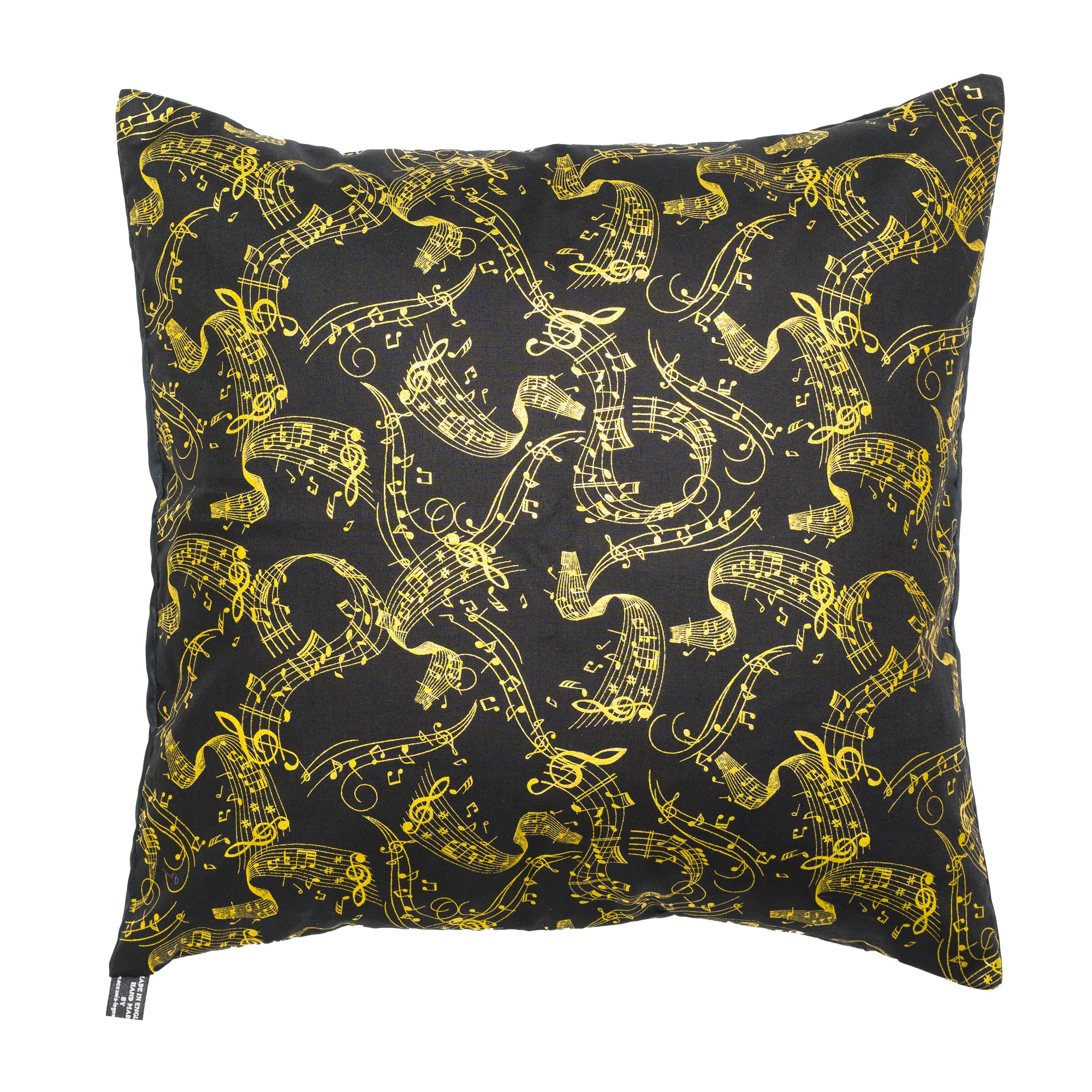 Flowing Musical Notes Cushion Covers - fits an 18" x 18" cushion pad โ image 1